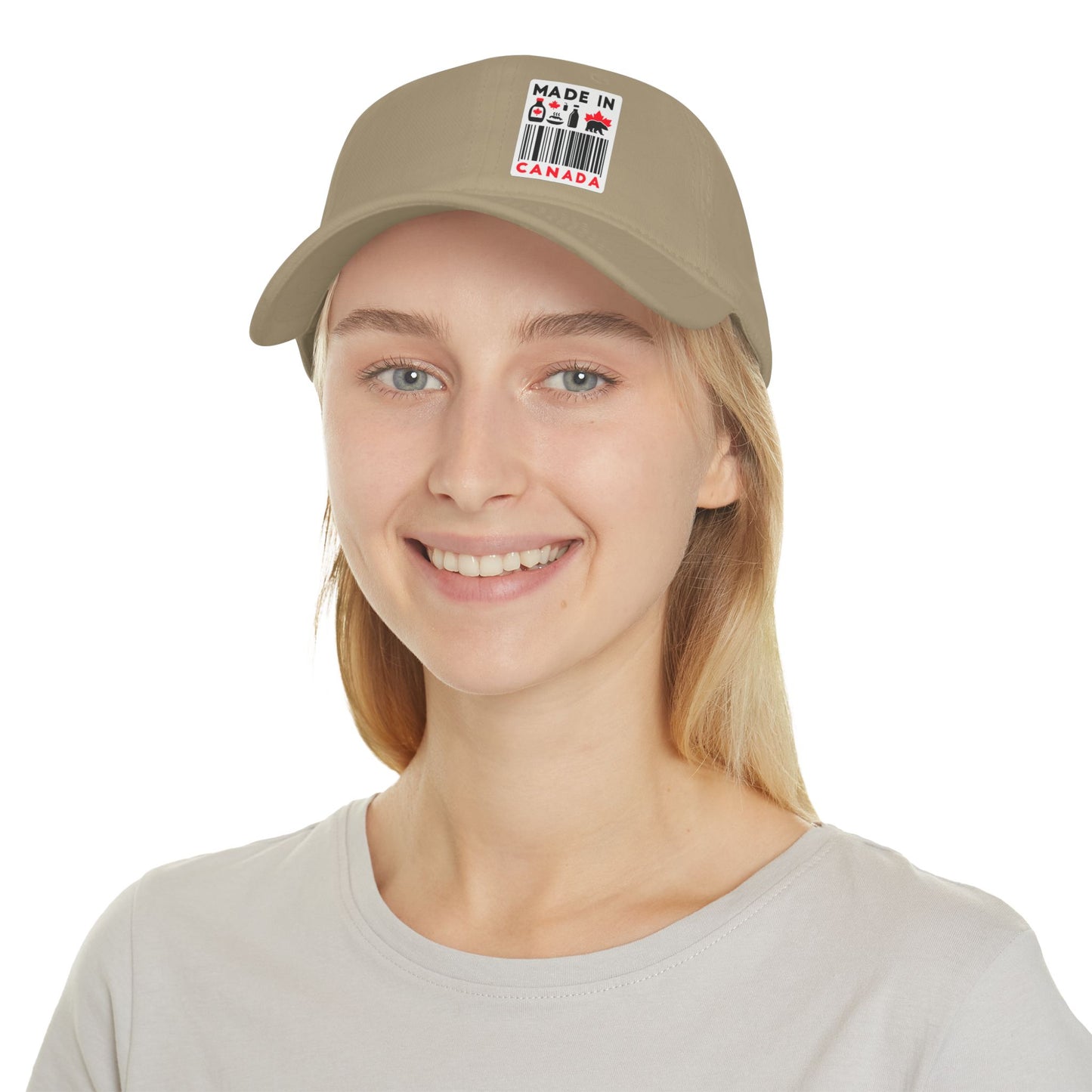 Casquette de baseball à profil bas « Fabriquée au Canada » – Chapeau ajustable