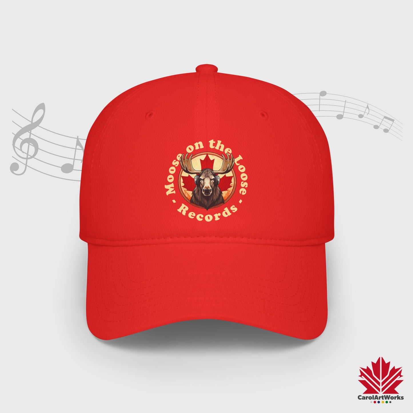 Casquette de baseball « Moose on the Loose Records » : le cadeau idéal pour les mélomanes