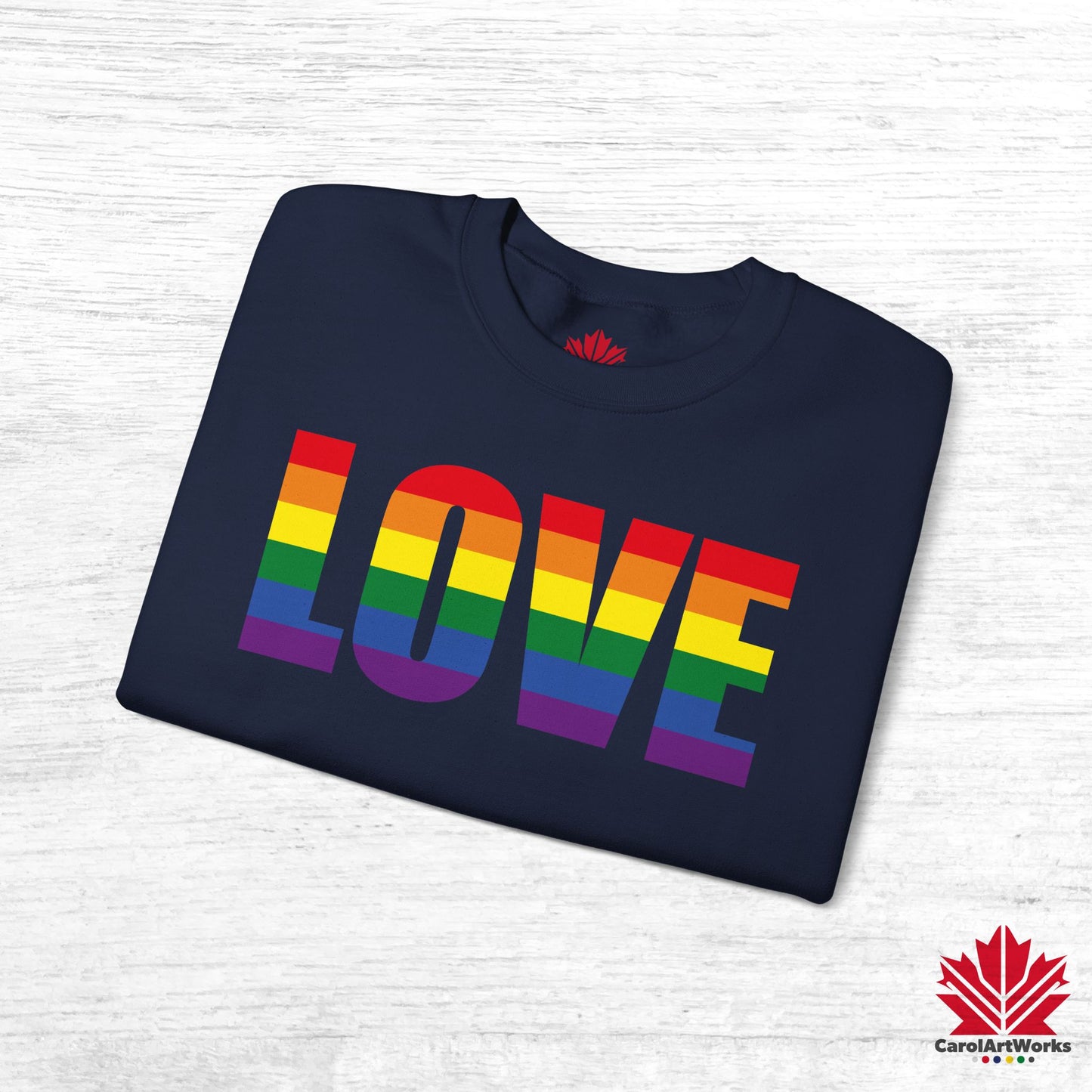 LOVE - Pride Toronto Crewneck Sweatshirt – Unisex Fit – Cozy & Bold