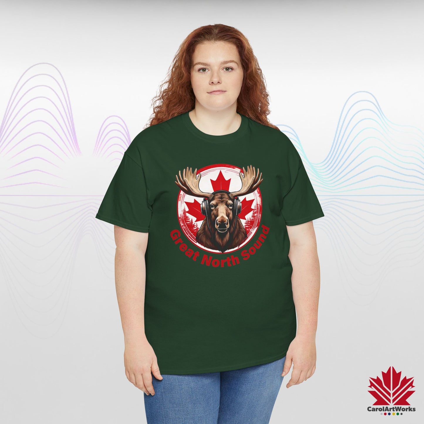 "Great North Sound" True North Sound Moose Tee
