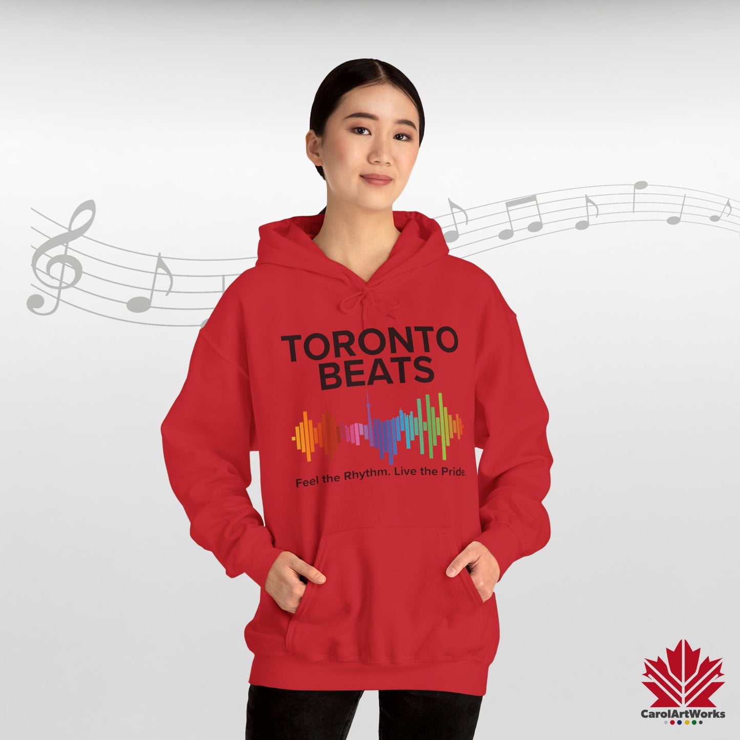 Sweat à capuche Toronto Beats – Bruyant dehors. Chaud dedans.
