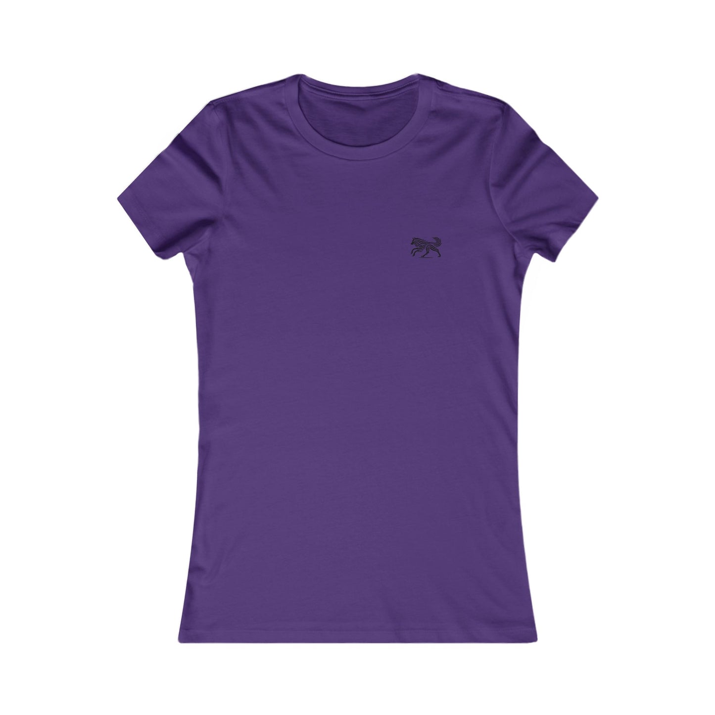 T-shirt minimaliste scandinave WOLF pour femme – Tenue décontractée au quotidien