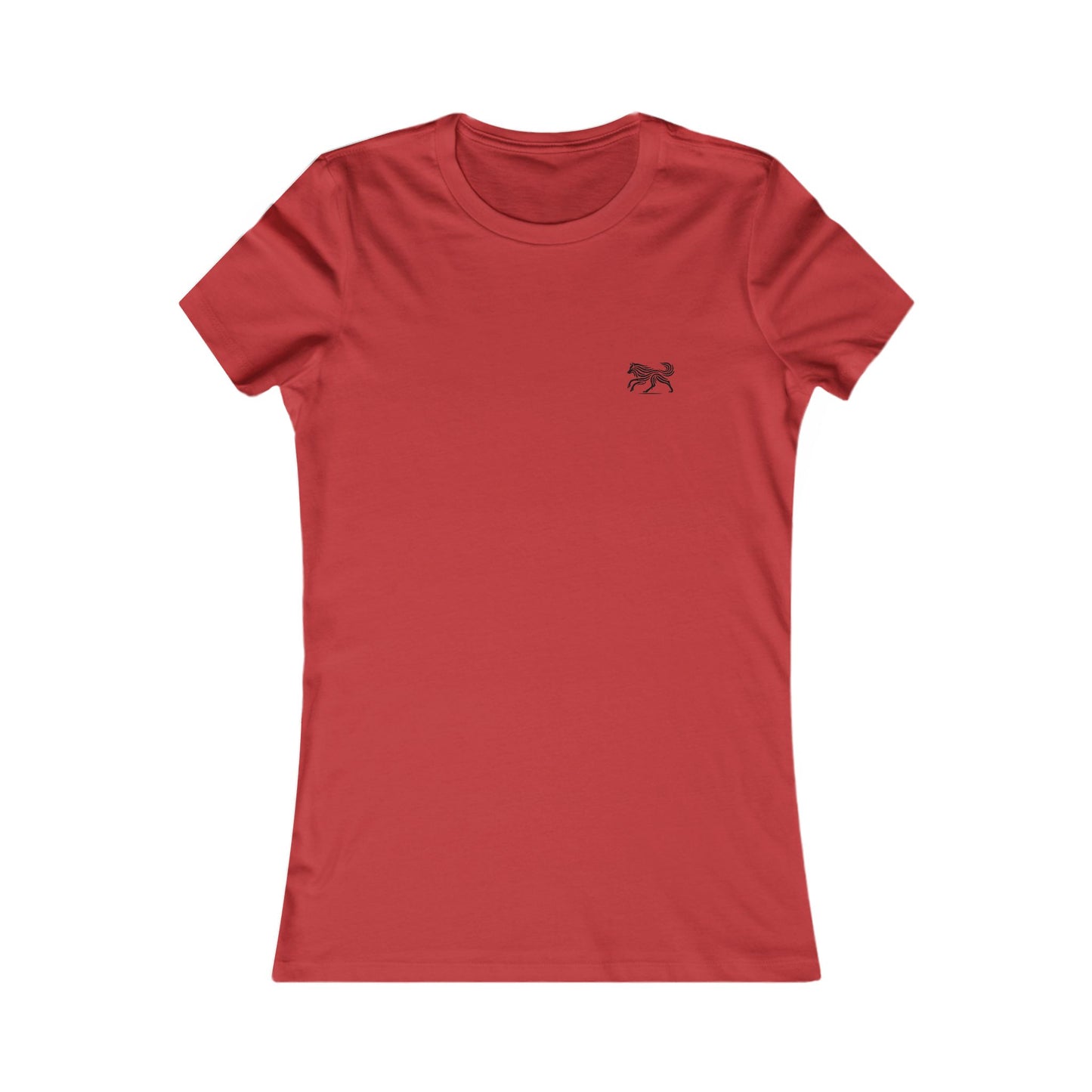 T-shirt minimaliste scandinave WOLF pour femme – Tenue décontractée au quotidien