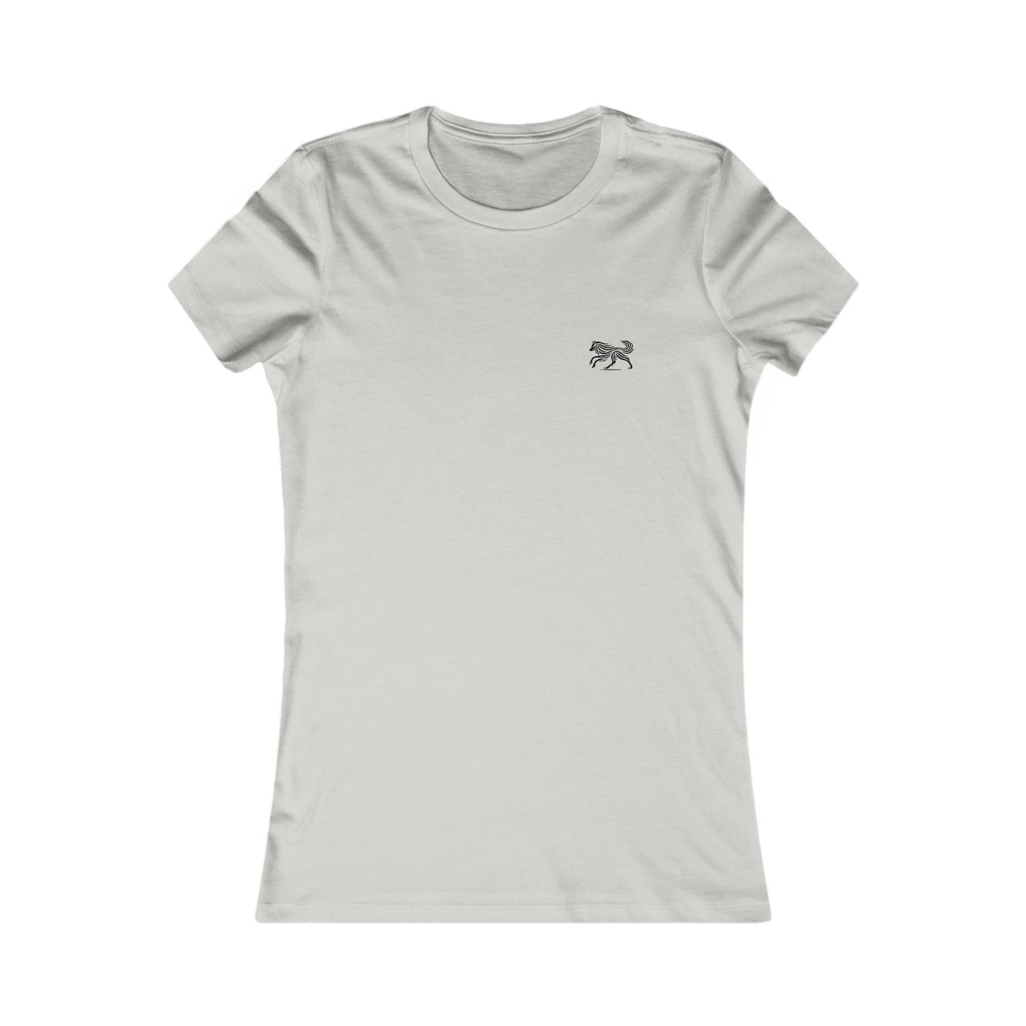 T-shirt minimaliste scandinave WOLF pour femme – Tenue décontractée au quotidien