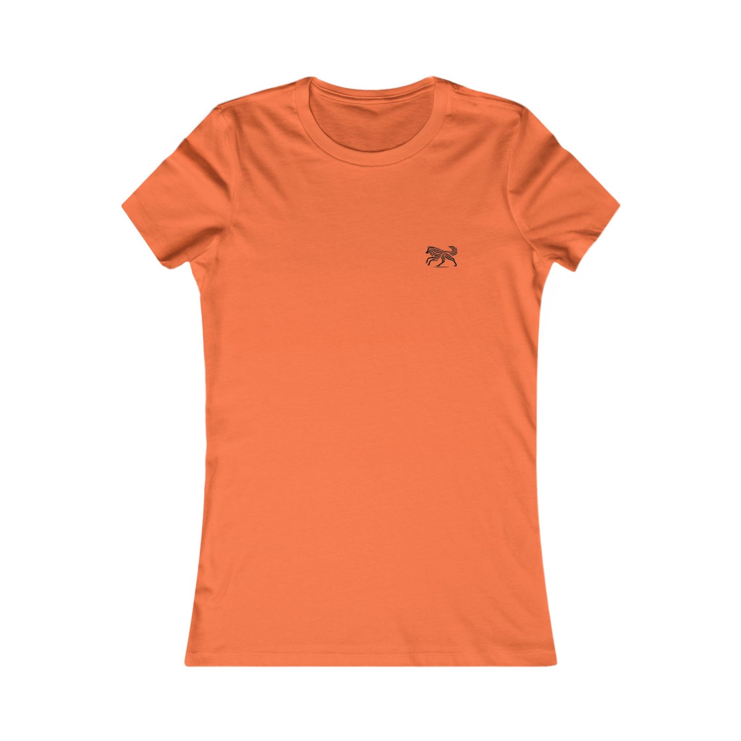 T-shirt minimaliste scandinave WOLF pour femme – Tenue décontractée au quotidien