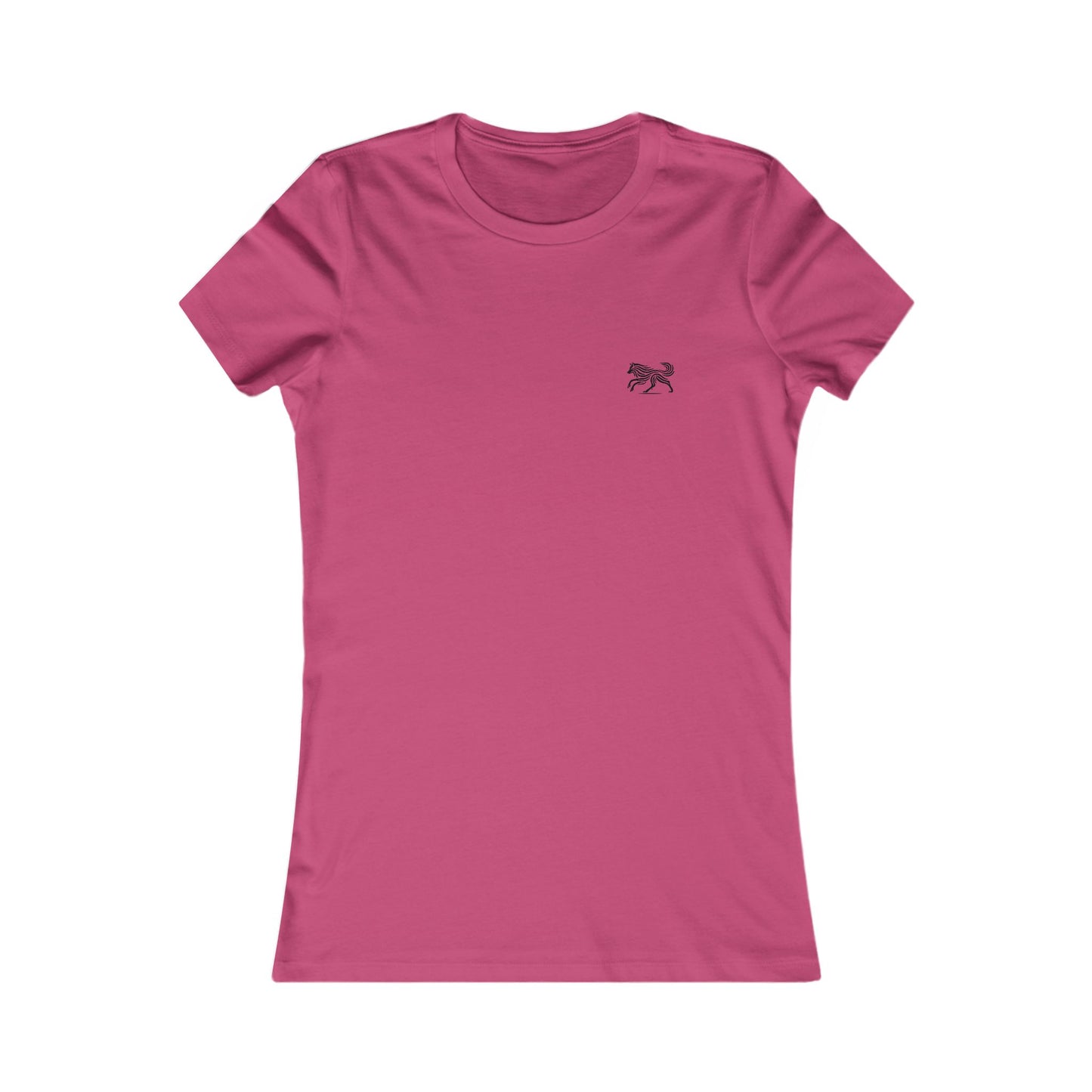 T-shirt minimaliste scandinave WOLF pour femme – Tenue décontractée au quotidien