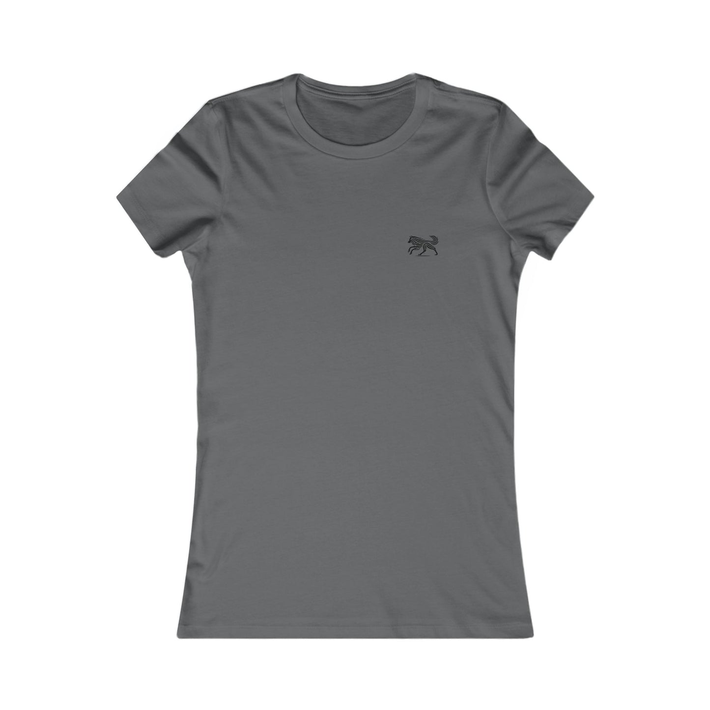 T-shirt minimaliste scandinave WOLF pour femme – Tenue décontractée au quotidien