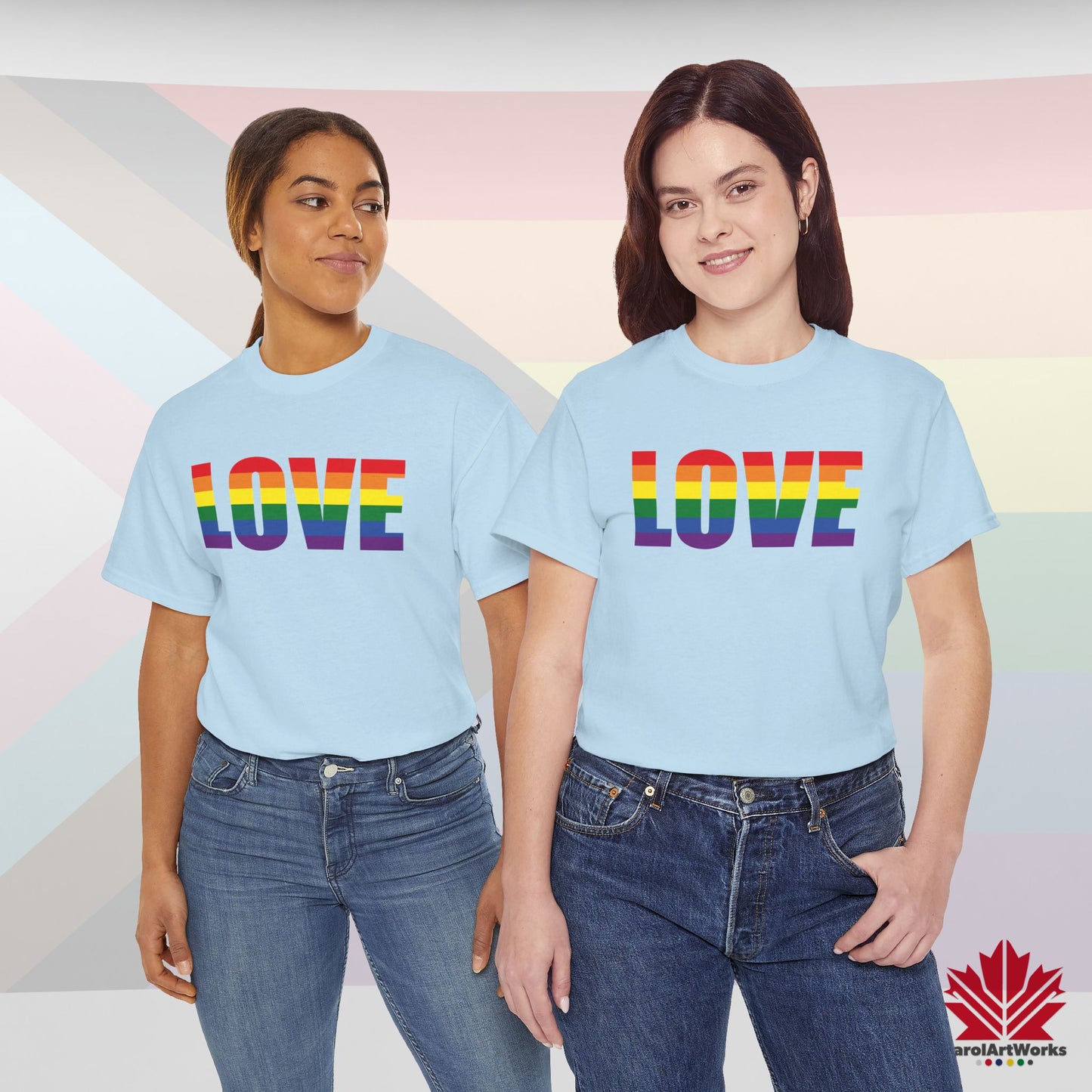 LOVE – Pride Toronto T-Shirt – Classic Comfort – Unisex Fit – Bold Statement
