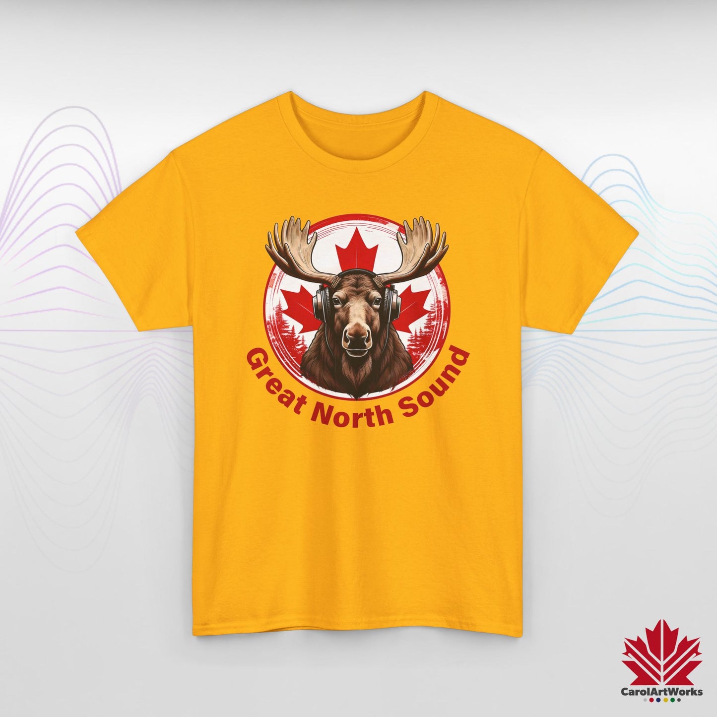 "Great North Sound" True North Sound Moose Tee
