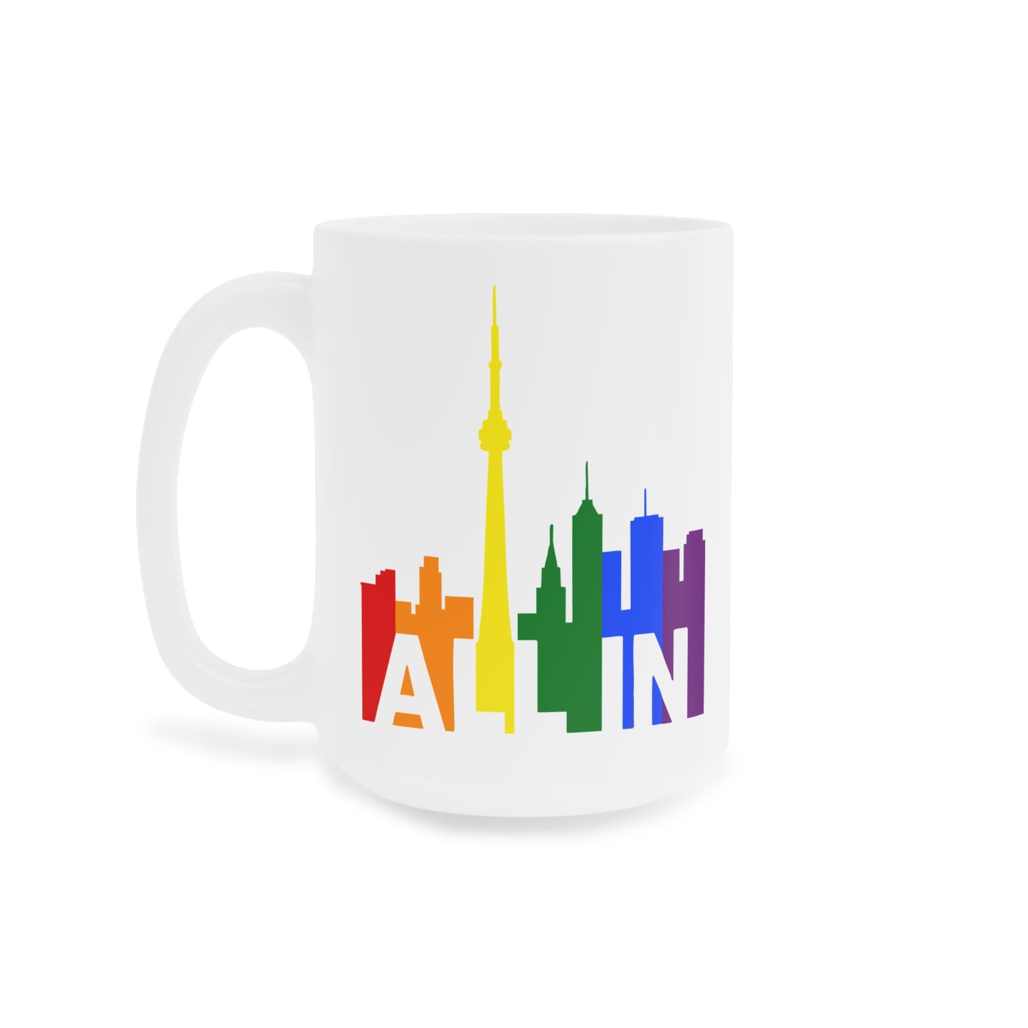 ALL IN – Tasse en céramique Pride – Affichez vos couleurs du 6ix