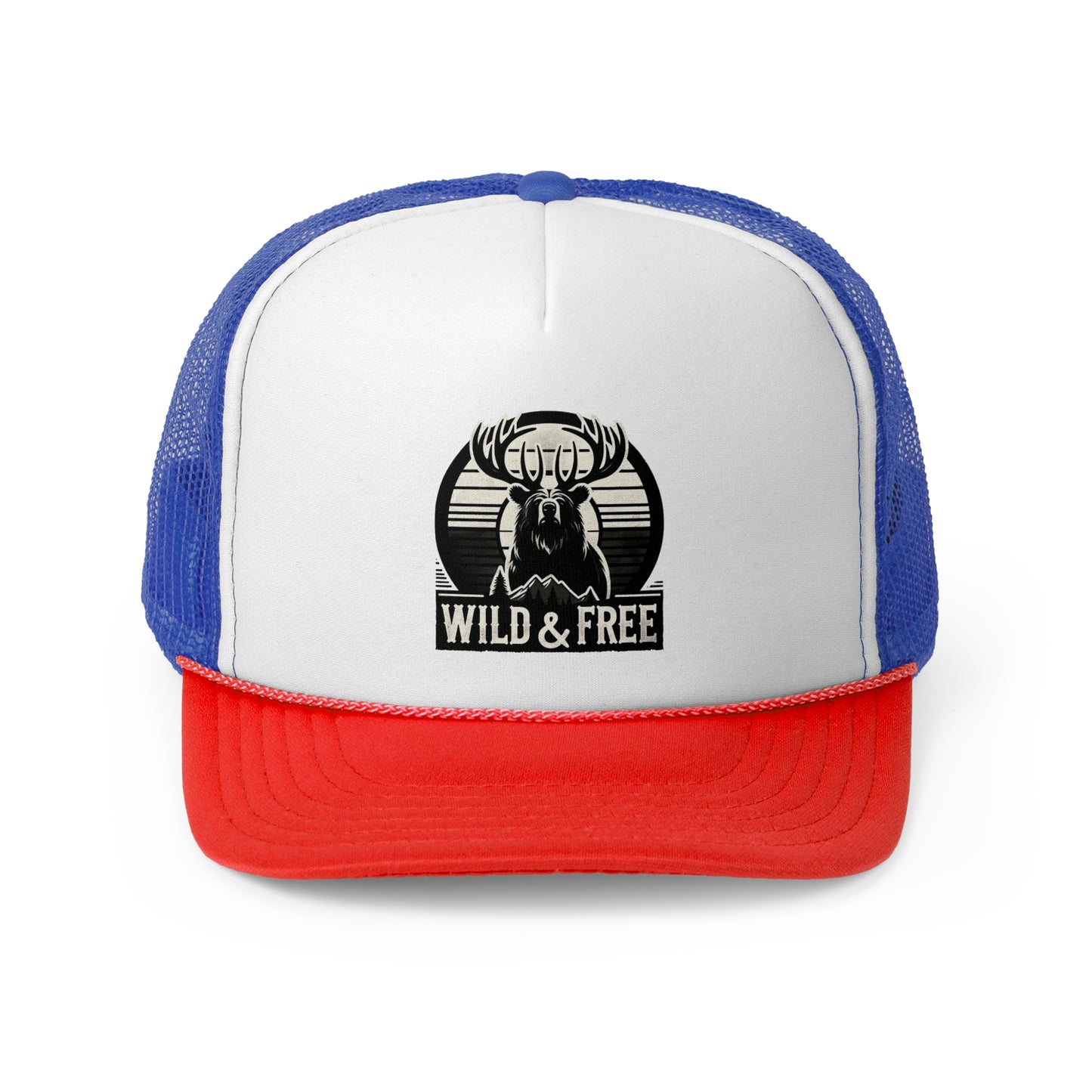 "Wild & Free" Trucker Cap for Outdoor Enthusiasts