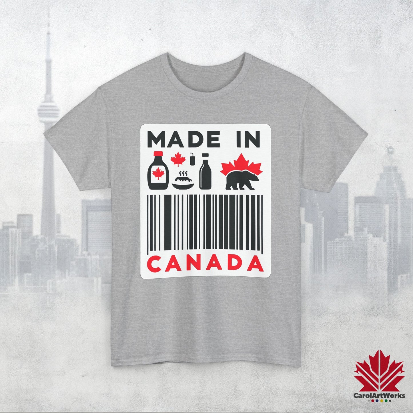 “Made in Canada” Unisex Cotton Tee – Canadian Pride T-Shirt