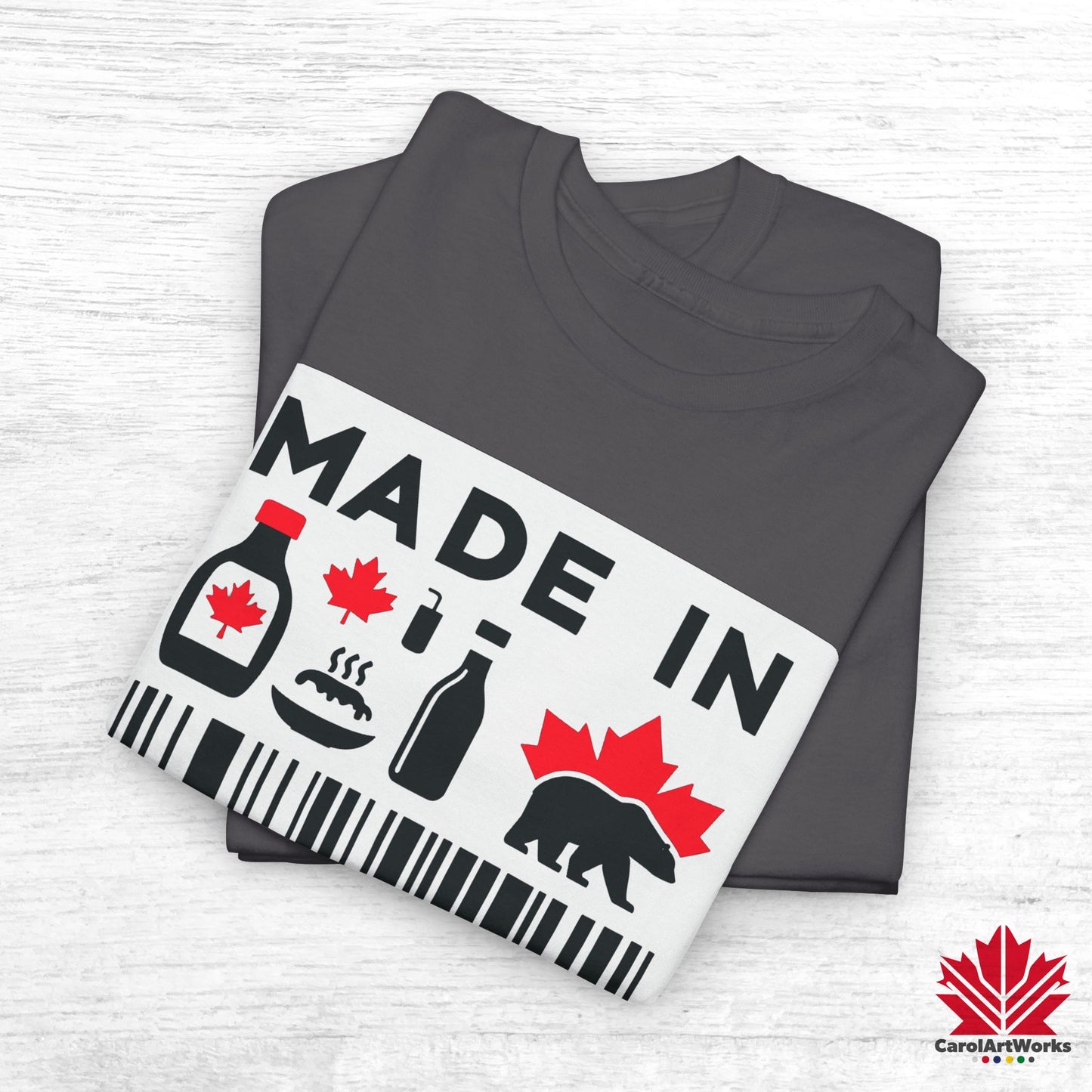 “Made in Canada” Unisex Cotton Tee – Canadian Pride T-Shirt