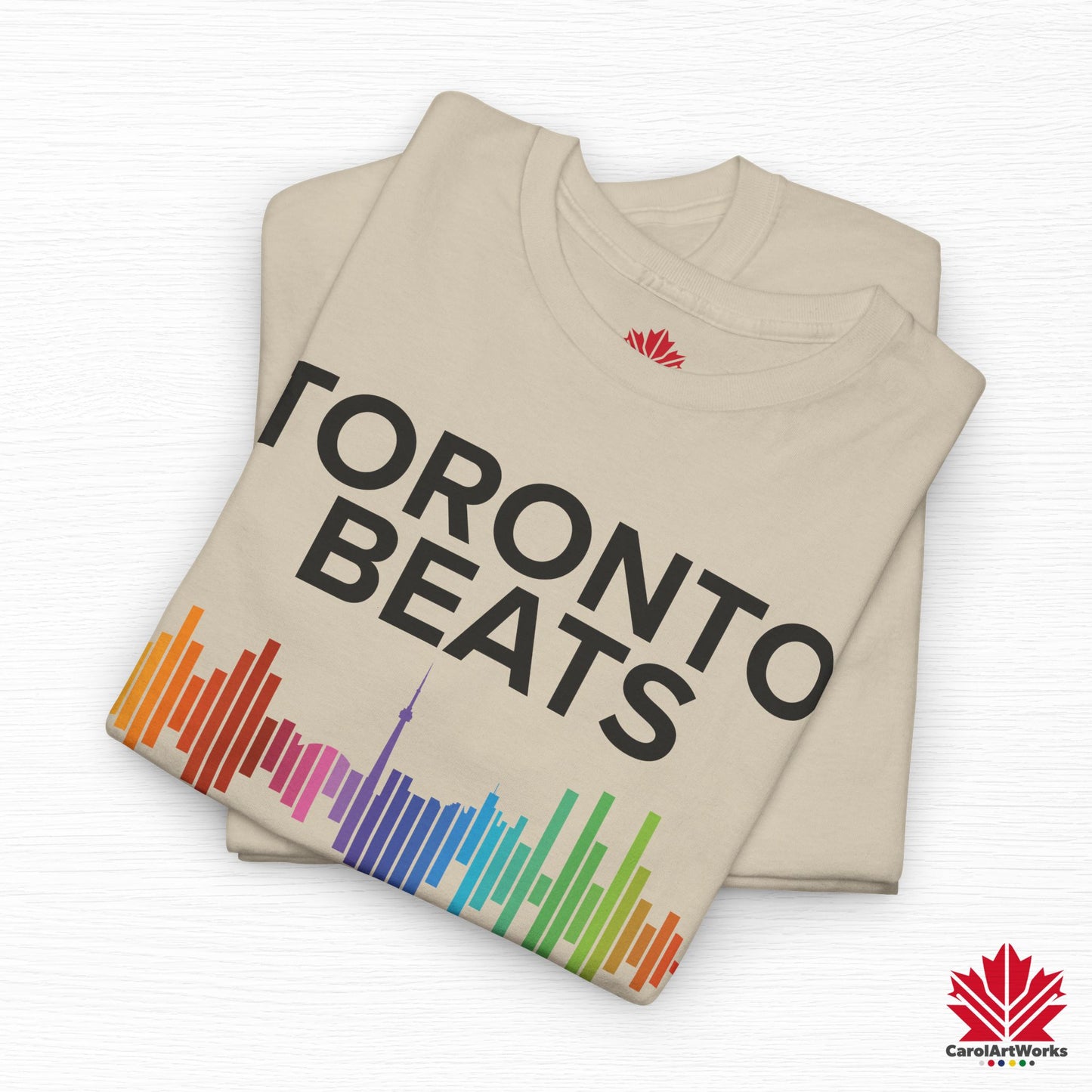 Toronto Beats Classic Cotton Tee – Where Pride Meets Pulse.