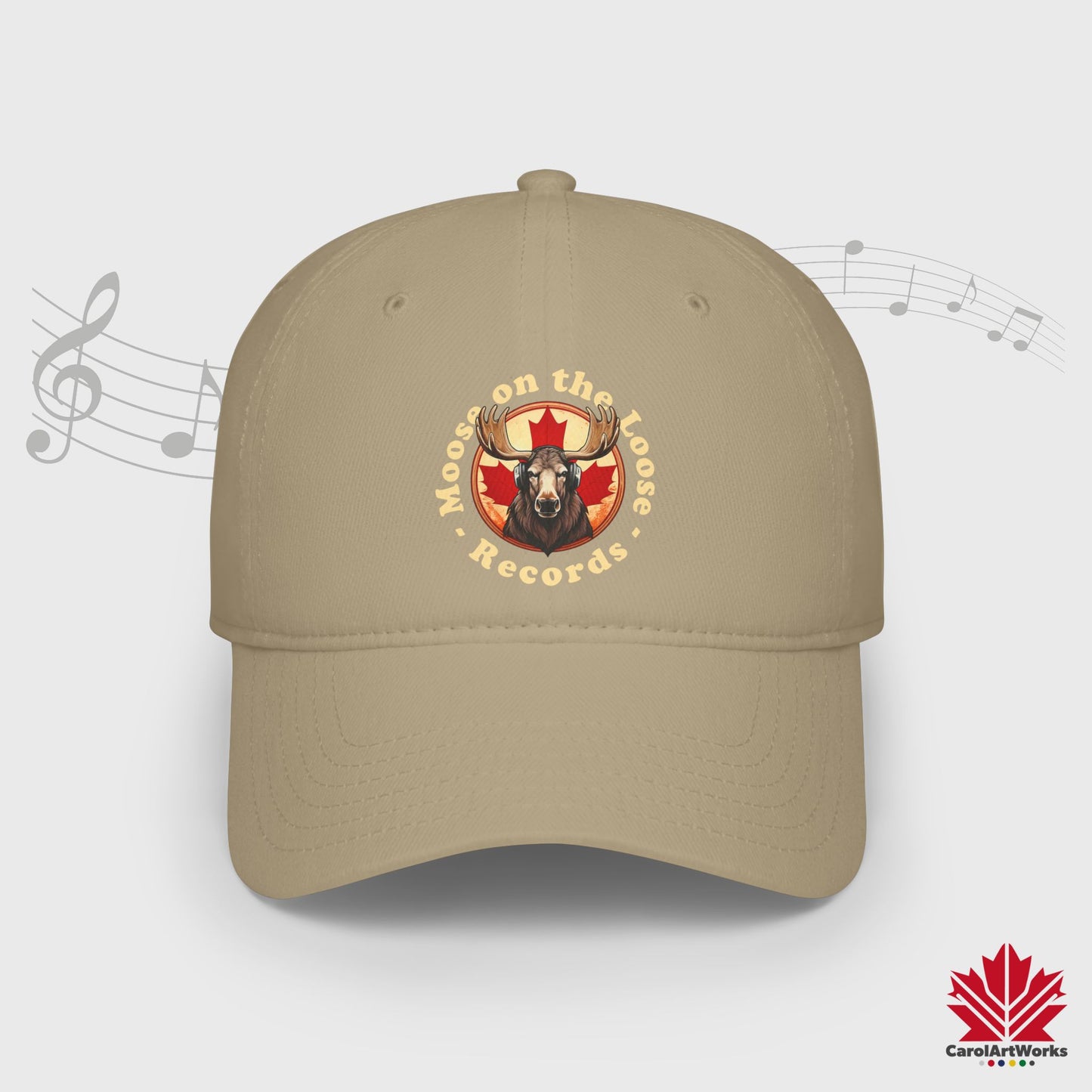 Casquette de baseball « Moose on the Loose Records » : le cadeau idéal pour les mélomanes