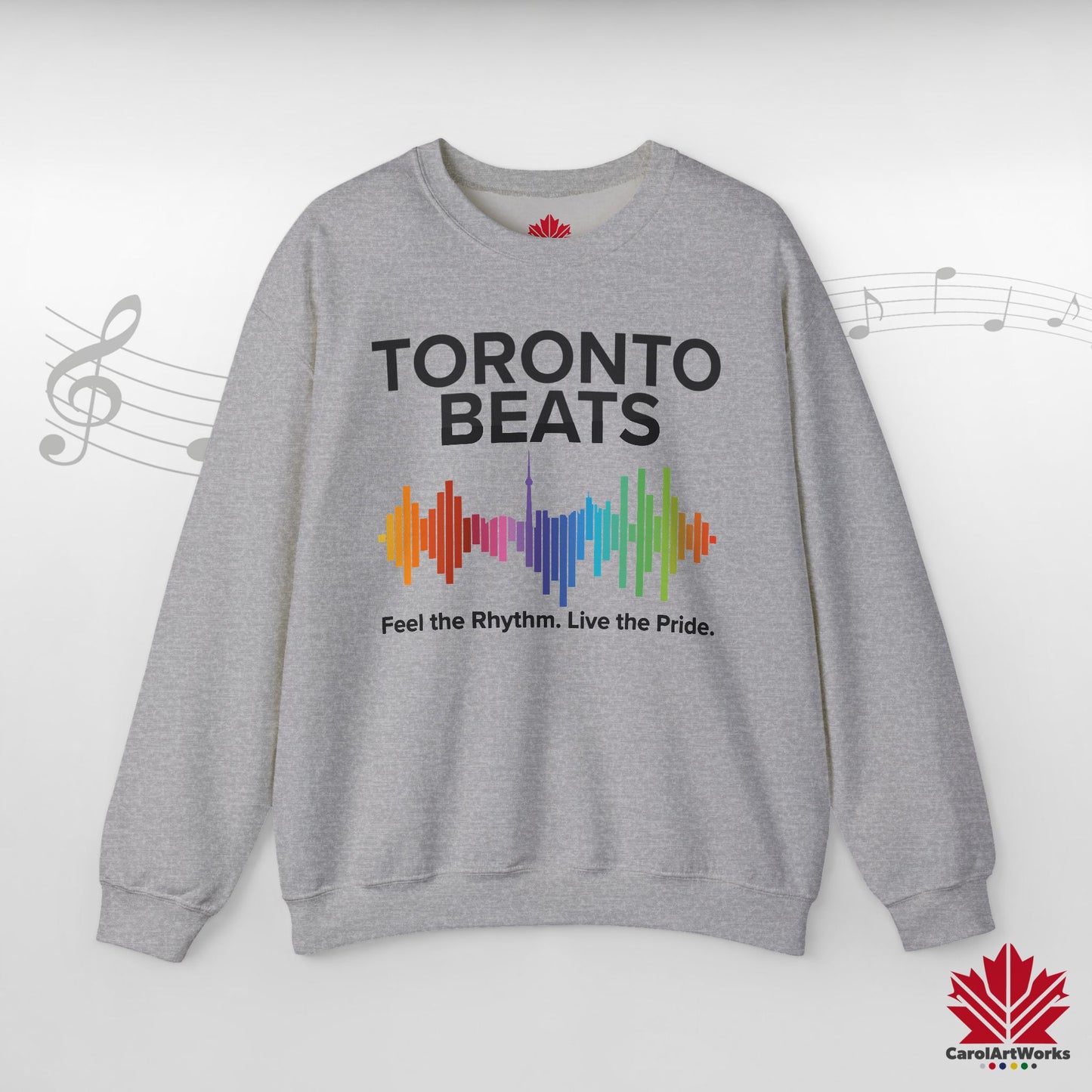 Sweat-shirt Toronto Beats Pride – Journées de détente. Âme chaleureuse.