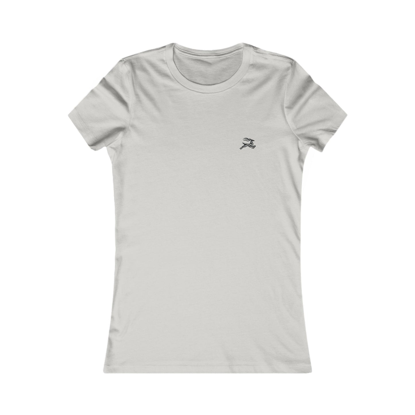 T-shirt minimaliste scandinave pour femme, motif cerf, style décontracté au quotidien