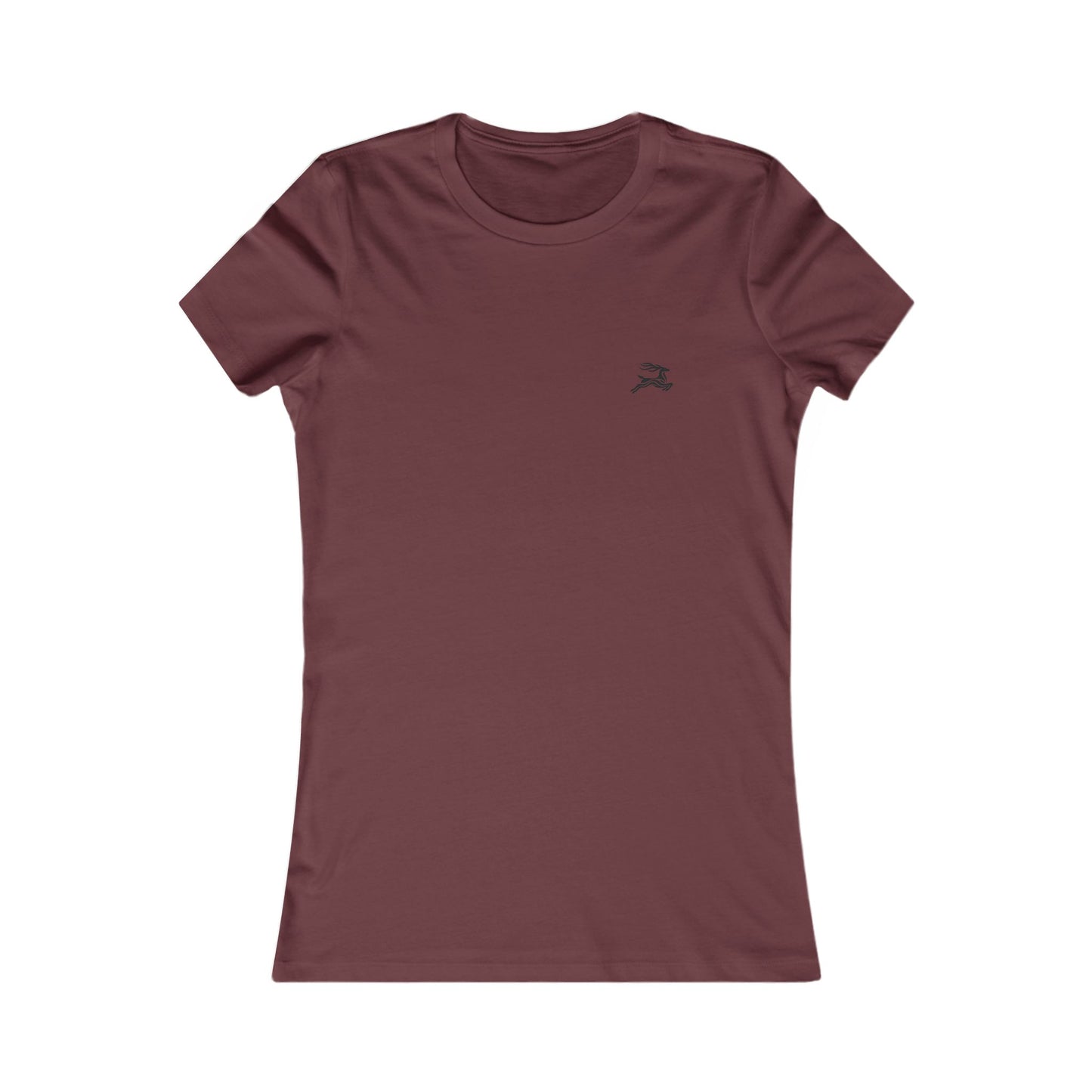 T-shirt minimaliste scandinave pour femme, motif cerf, style décontracté au quotidien