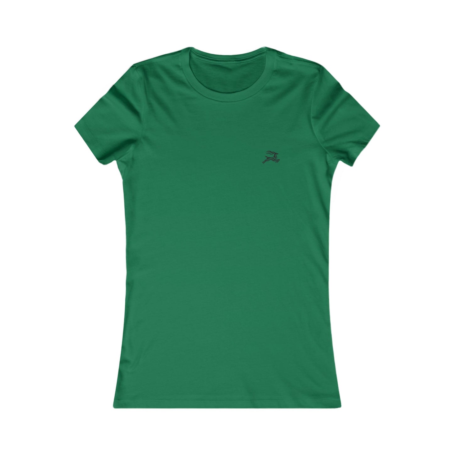 T-shirt minimaliste scandinave pour femme, motif cerf, style décontracté au quotidien