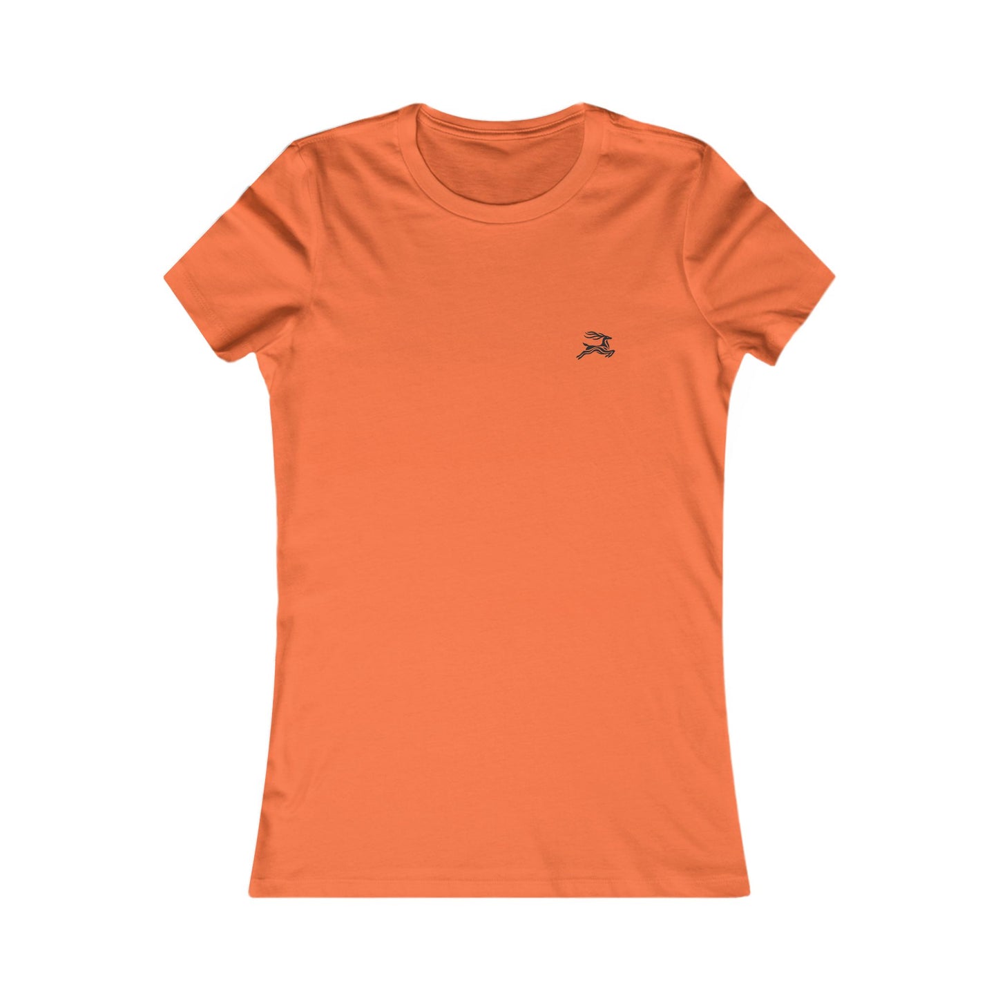 T-shirt minimaliste scandinave pour femme, motif cerf, style décontracté au quotidien