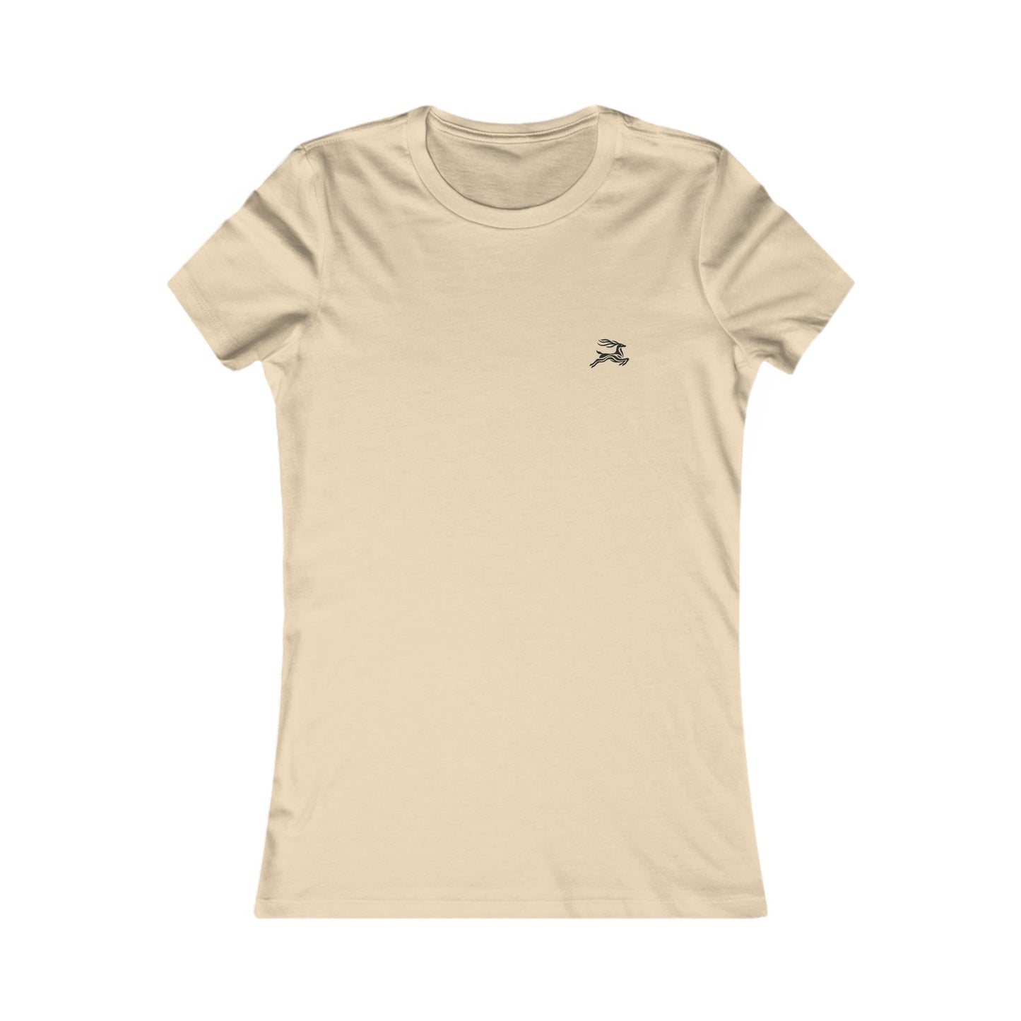 T-shirt minimaliste scandinave pour femme, motif cerf, style décontracté au quotidien