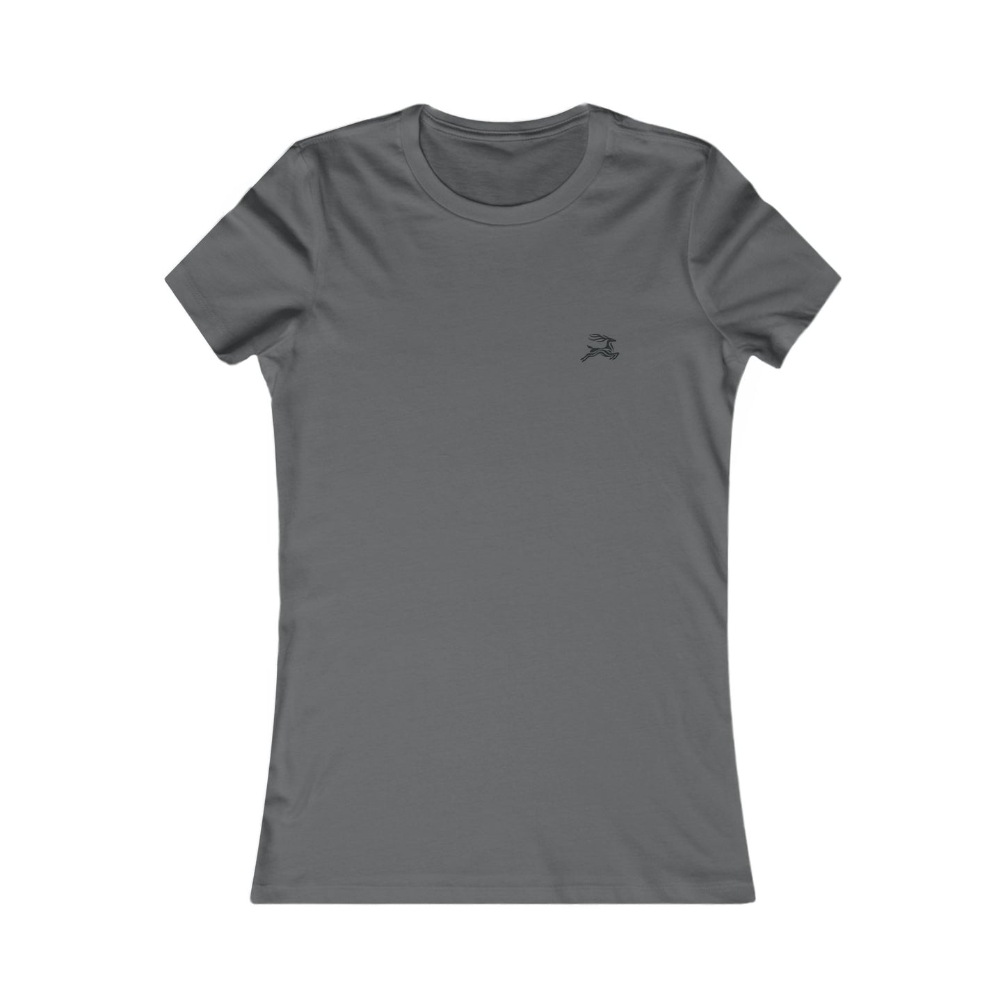 T-shirt minimaliste scandinave pour femme, motif cerf, style décontracté au quotidien
