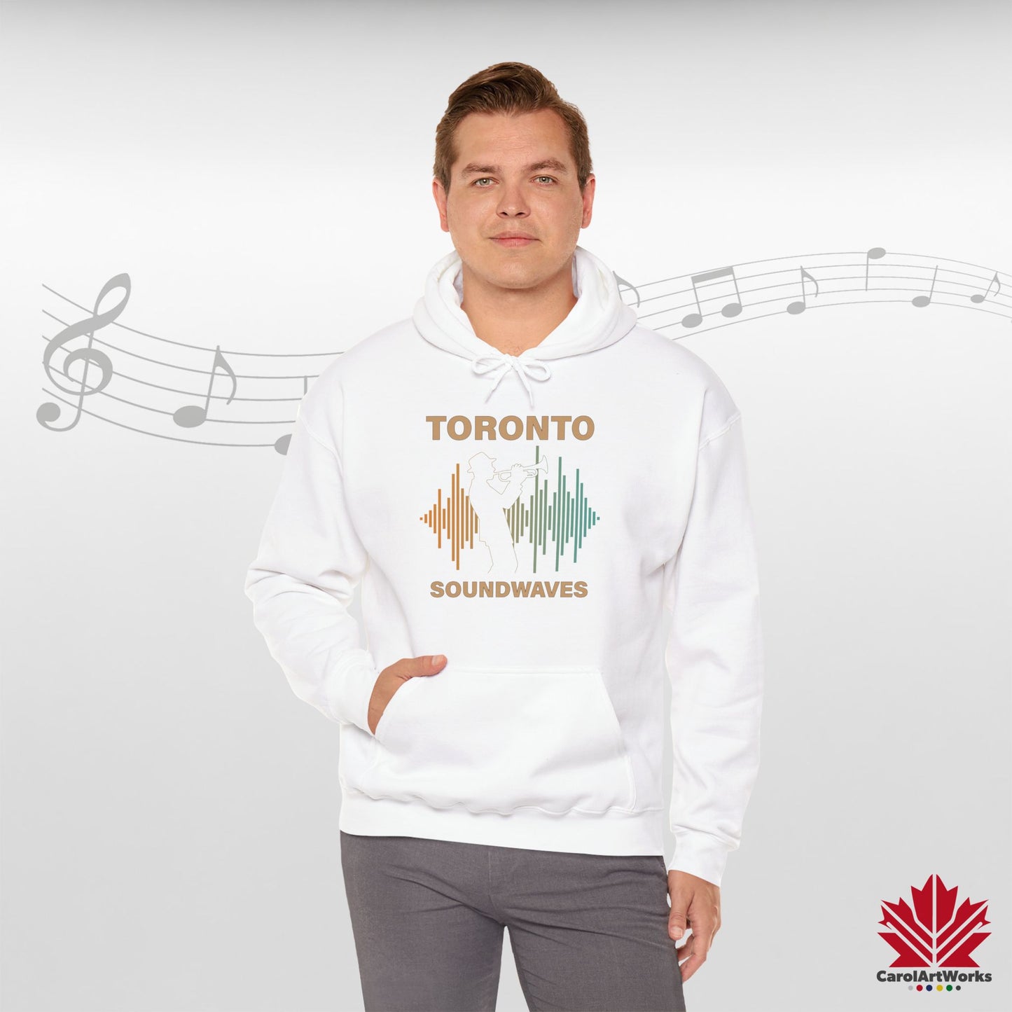 Sweat à capuche Toronto Soundwaves – Enveloppé de son et de confort