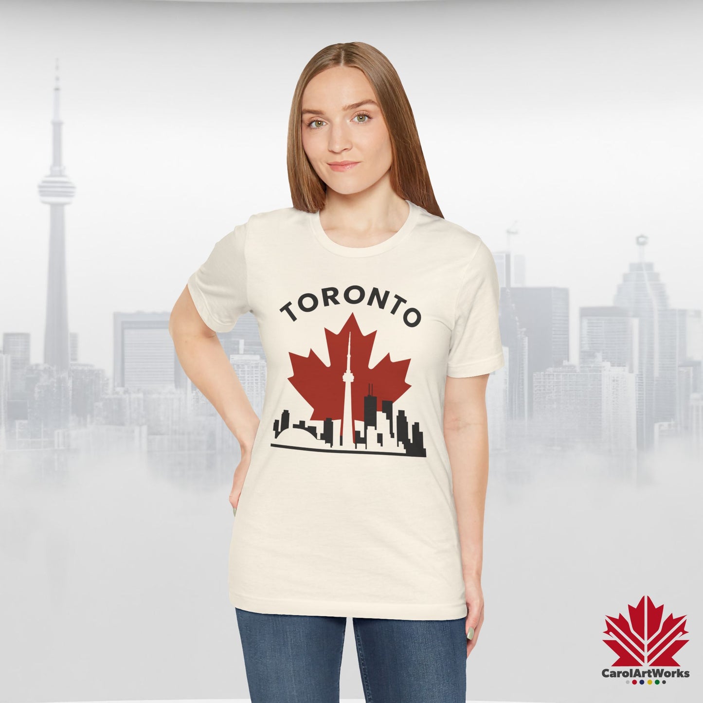 T-shirt Toronto Leafline Premium pour une allure canadienne décontractée