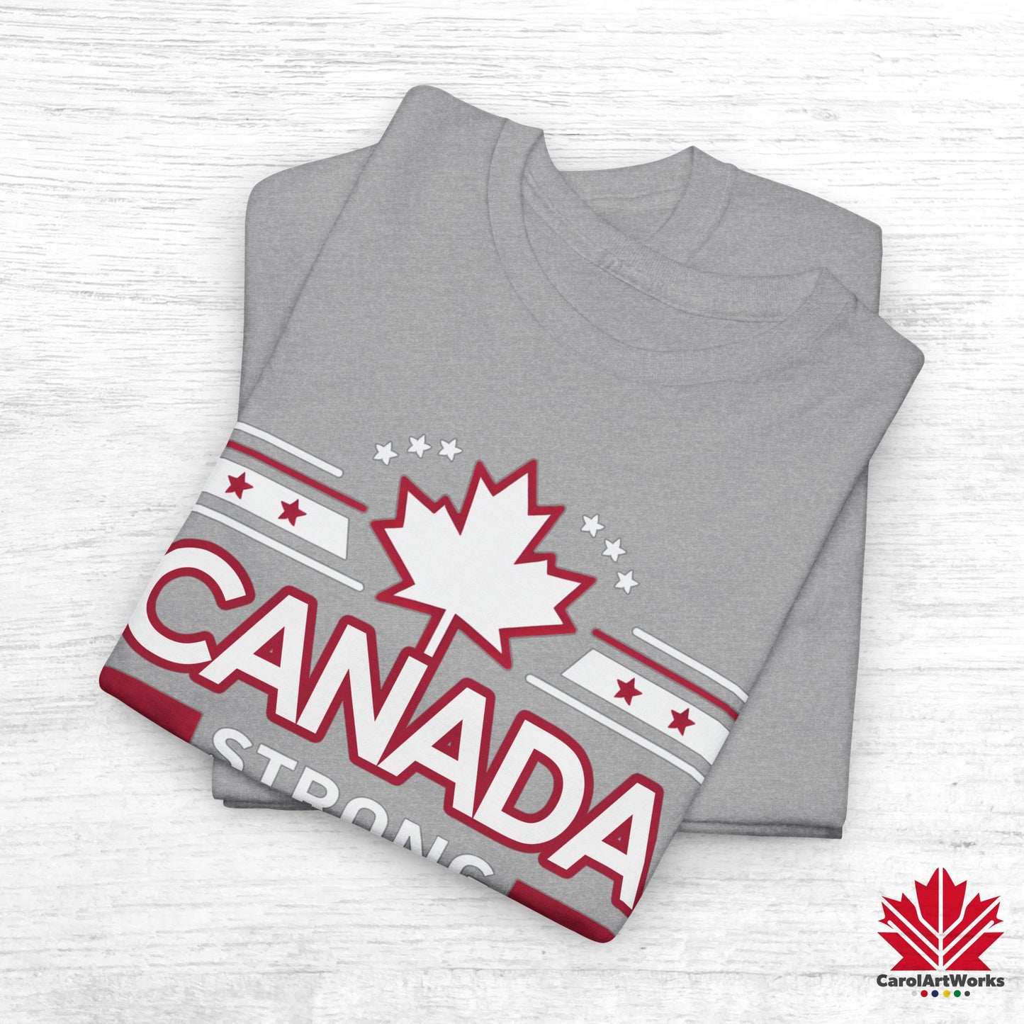 “Canada Strong Again” Unisex Cotton Tee – Comfortable Casual Wear