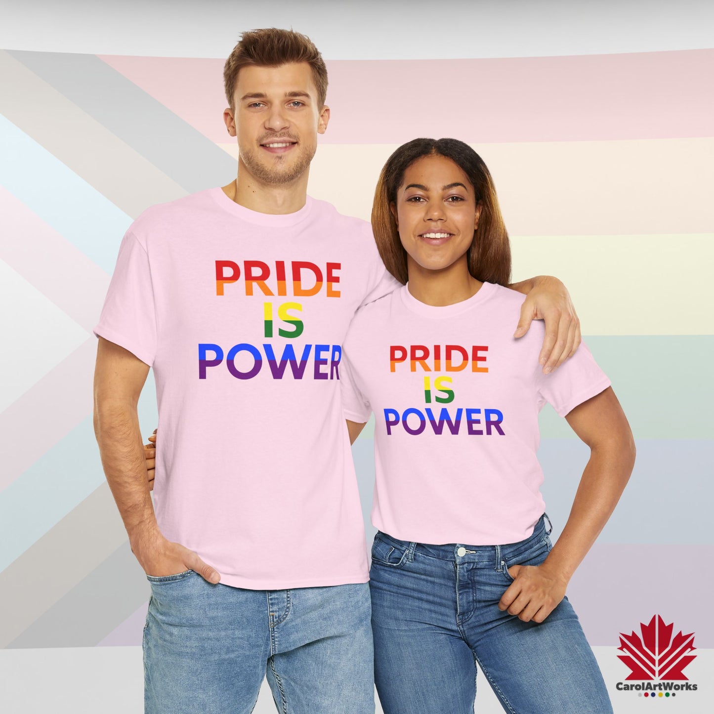 Pride Is Power – Classic Pride Tee for Everyday Courage