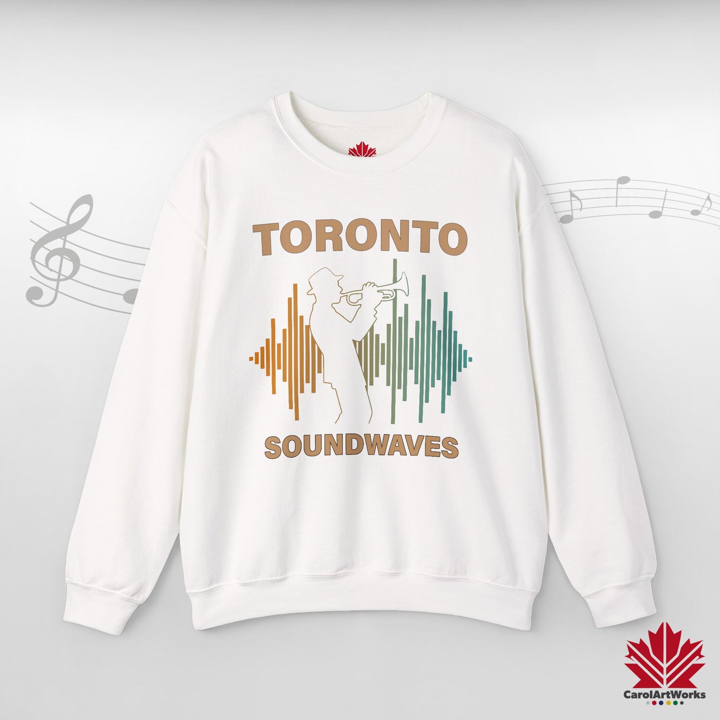 Sweat-shirt Toronto Soundwaves – Ambiance centre-ville, chaleur toute la journée