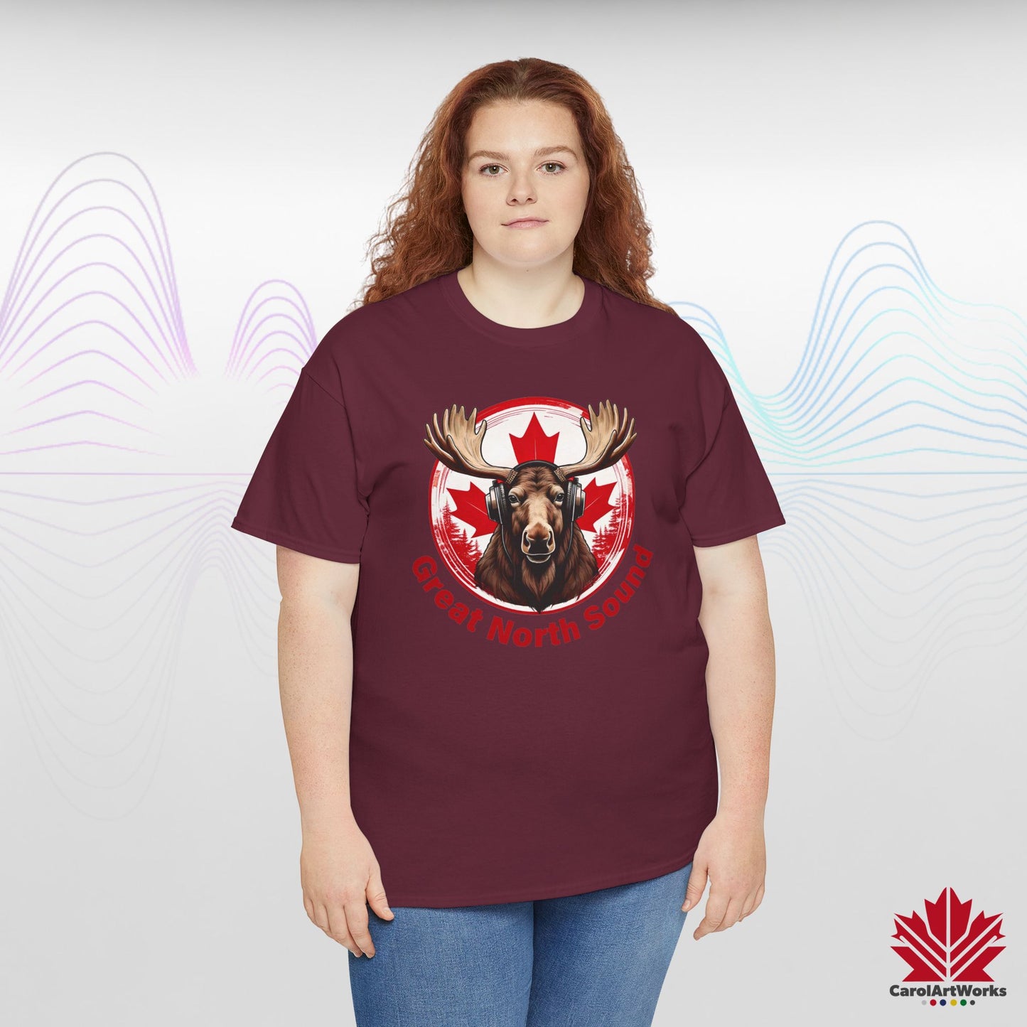 "Great North Sound" True North Sound Moose Tee