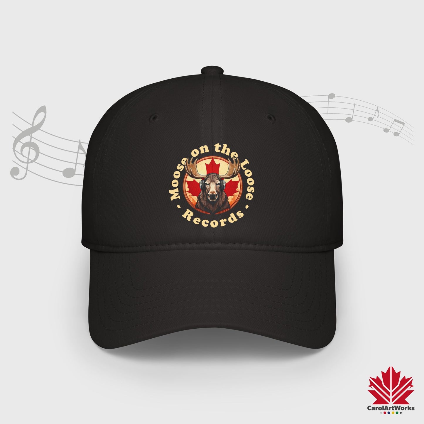 Casquette de baseball « Moose on the Loose Records » : le cadeau idéal pour les mélomanes