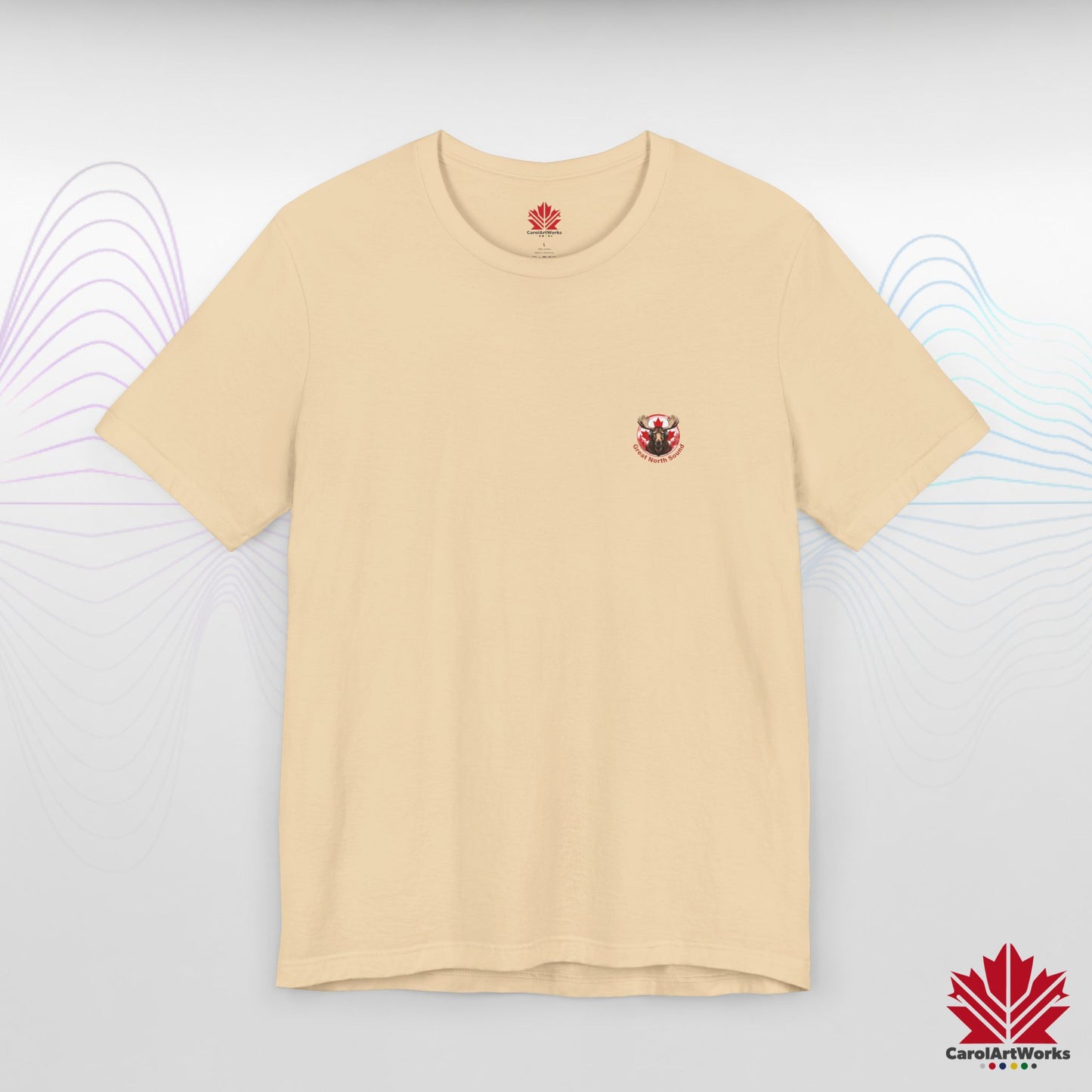 T-shirt unisexe à manches courtes « Great North Sound » True North Sound – Maple Beats and Style