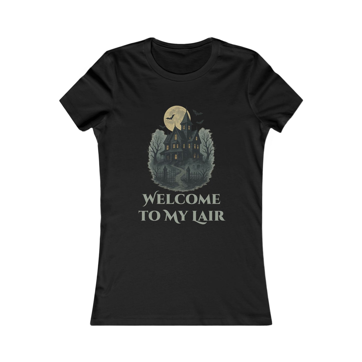 Welcome To My Lair – Cute & Spooky Women’s Tee | Halloween Witchy Style