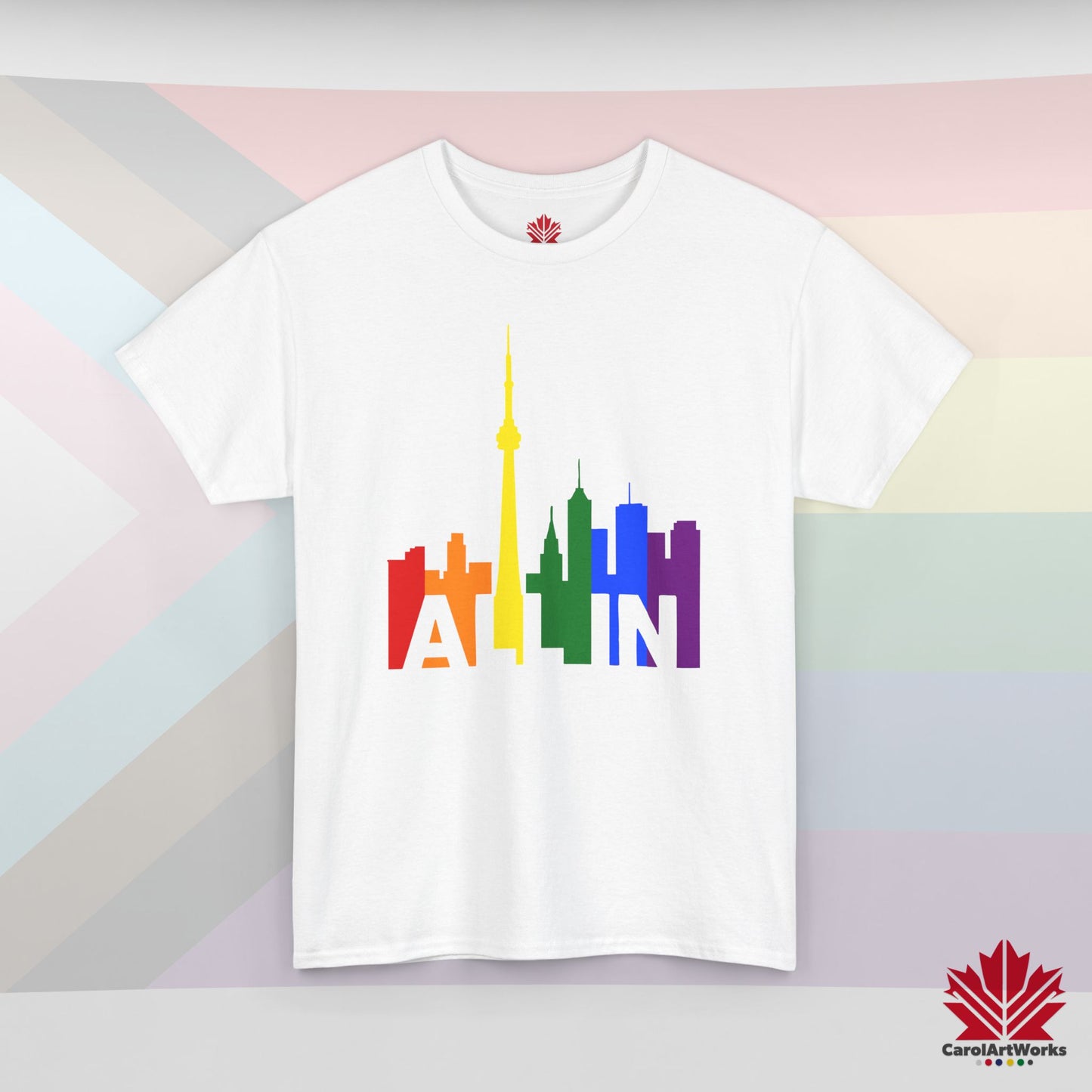ALL IN – Pride Toronto T-Shirt – Classic Comfort – Unisex Fit – Bold Statement