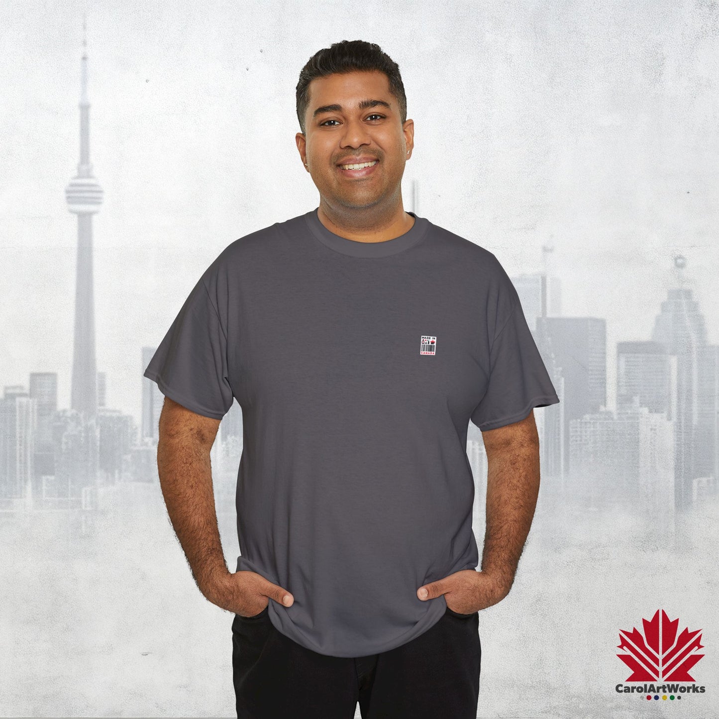 “Made in Canada” Unisex Cotton Tee – Canadian Pride T-Shirt