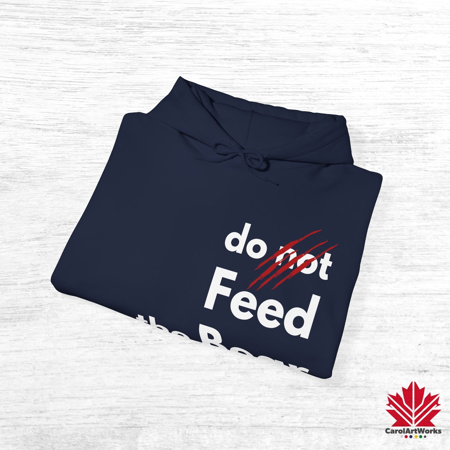 Funny “Do Not Feed the Bear” Unisex Hoodie – Perfect for Outdoor Lovers