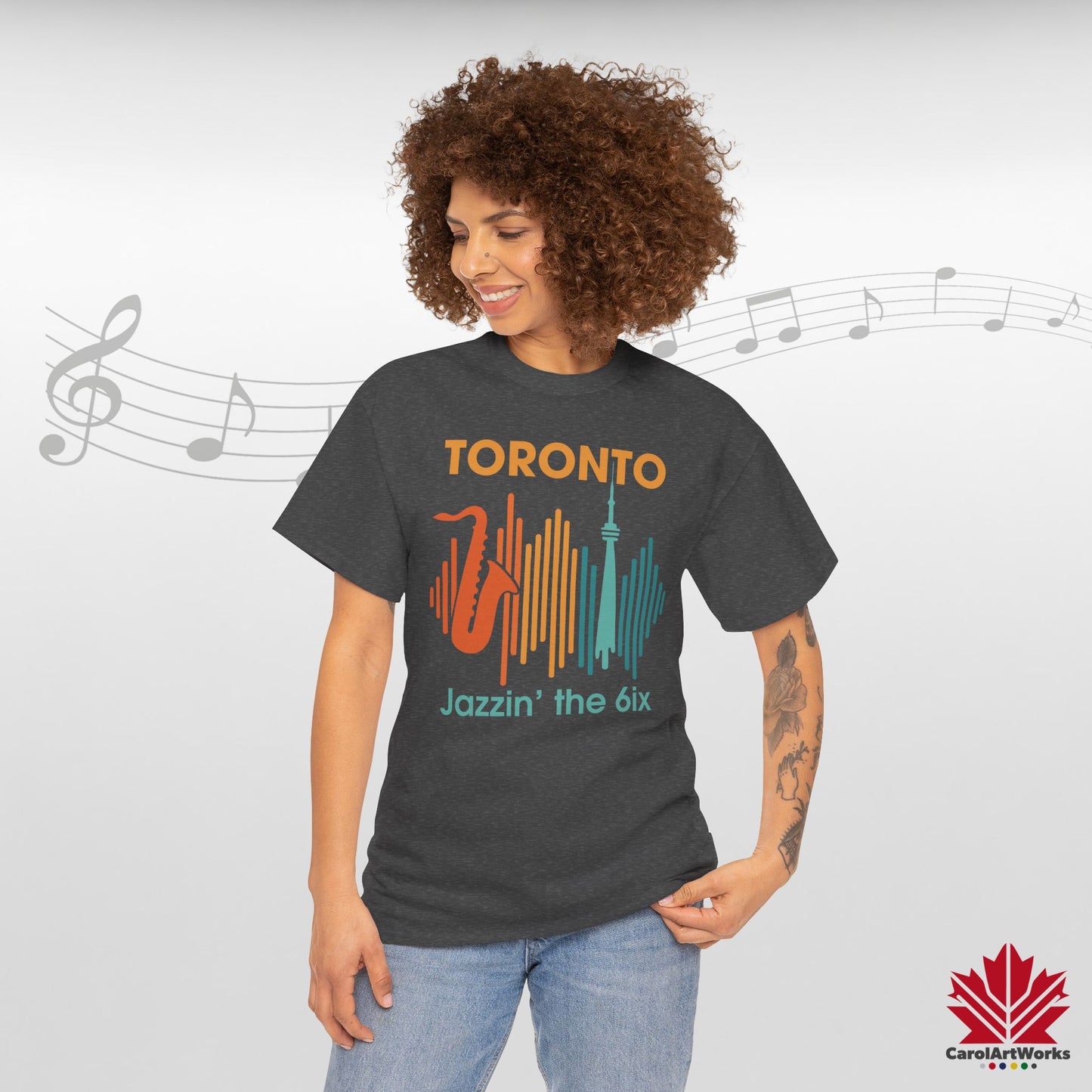 Toronto Jazzin’ the 6ix – Urban Cotton Tee with Rhythm & Flow