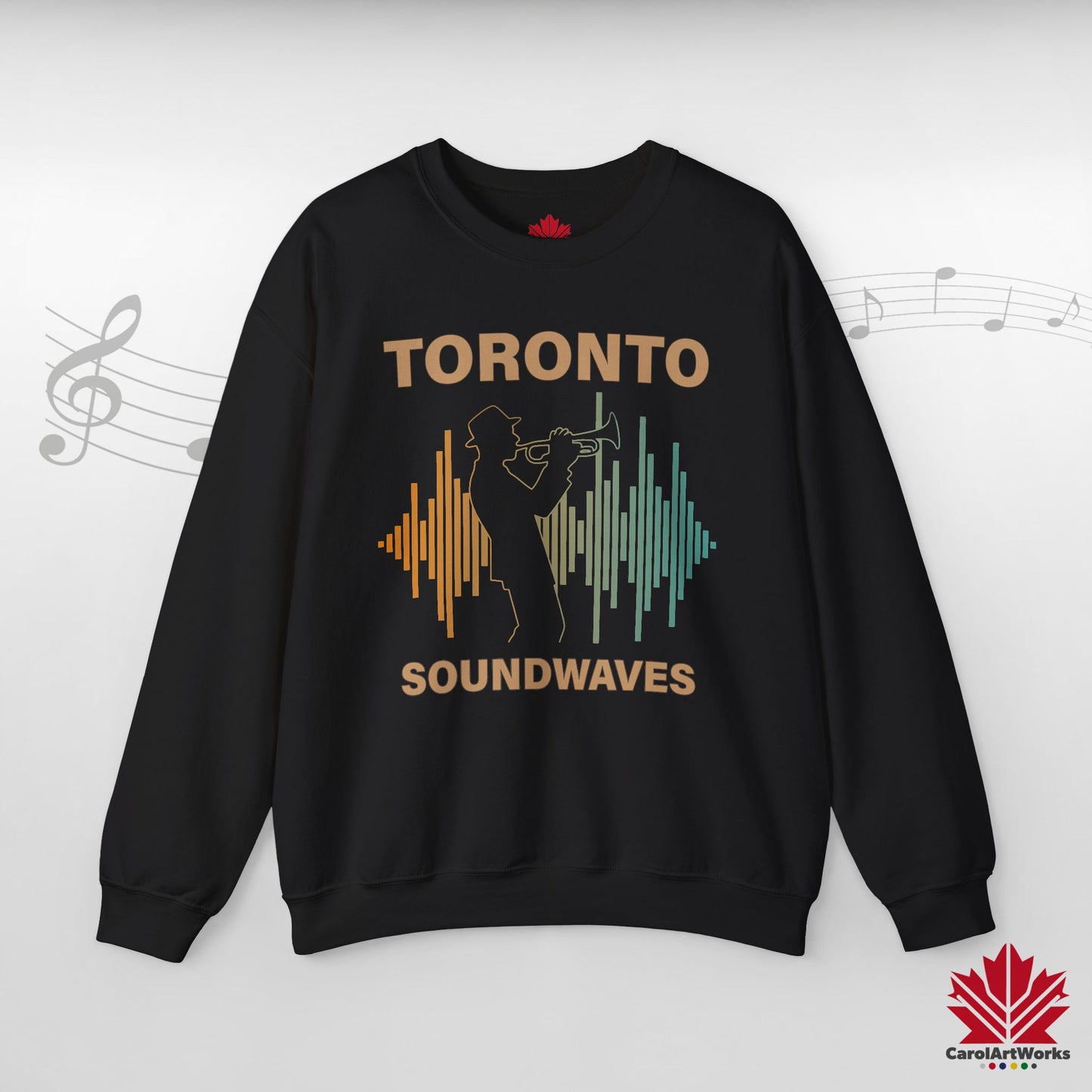 Sweat-shirt Toronto Soundwaves – Ambiance centre-ville, chaleur toute la journée