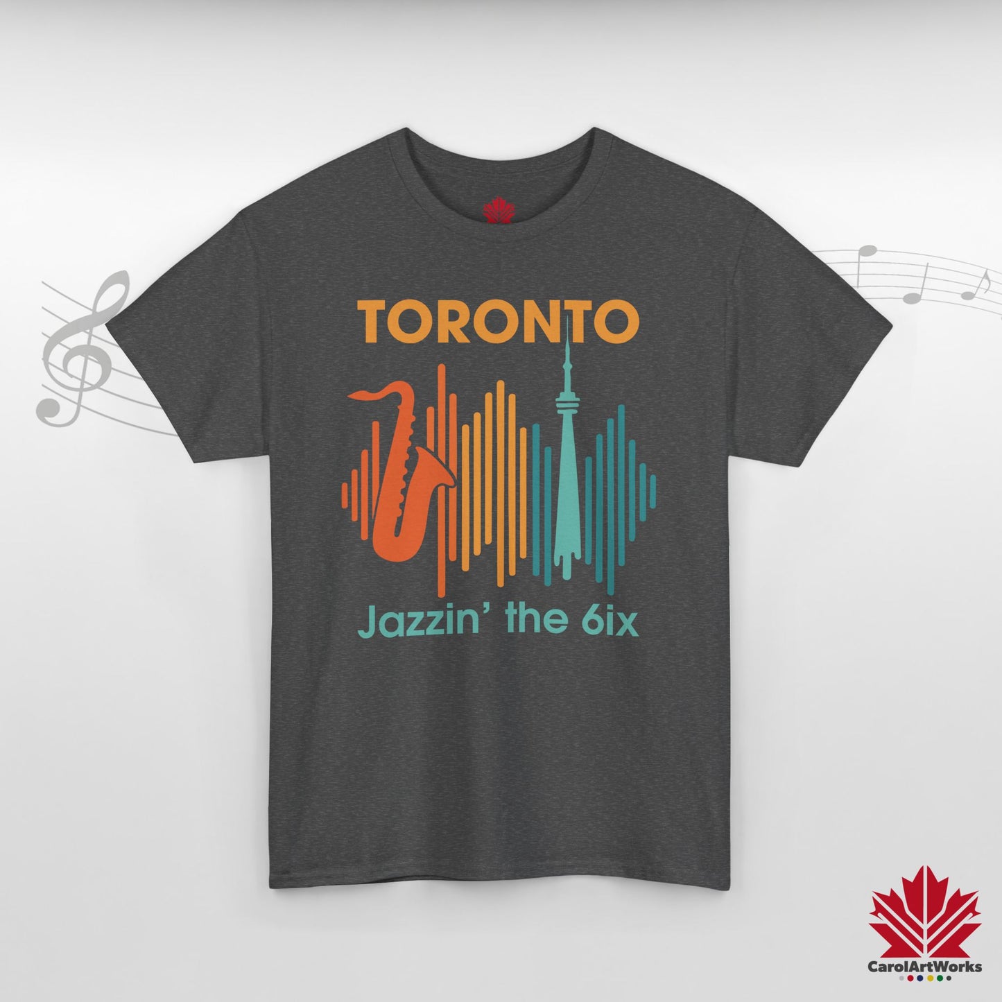 Toronto Jazzin’ the 6ix – Urban Cotton Tee with Rhythm & Flow