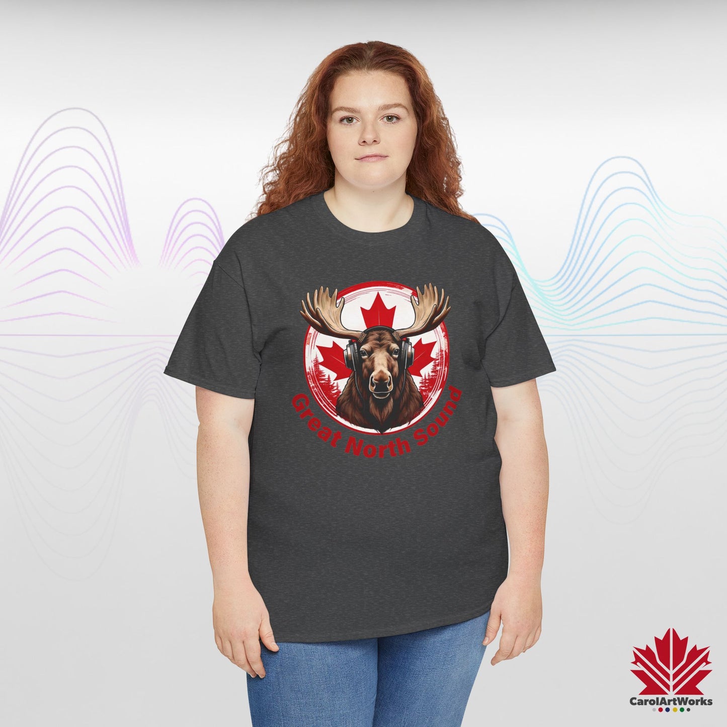 "Great North Sound" True North Sound Moose Tee