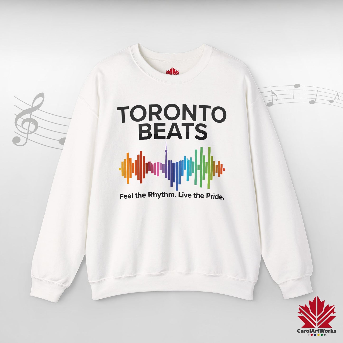 Sweat-shirt Toronto Beats Pride – Journées de détente. Âme chaleureuse.