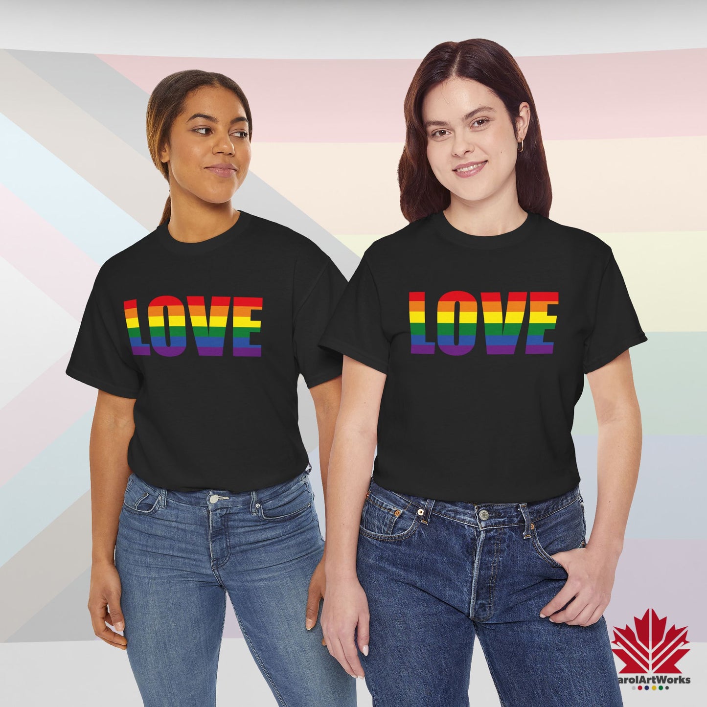 LOVE – Pride Toronto T-Shirt – Classic Comfort – Unisex Fit – Bold Statement