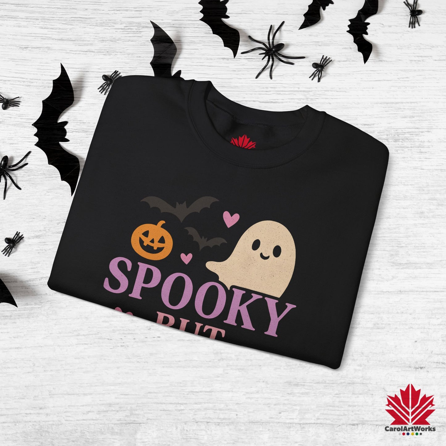 Spooky But Cute – Cozy Halloween Sweatshirt - Cute & Funny Spooky Style