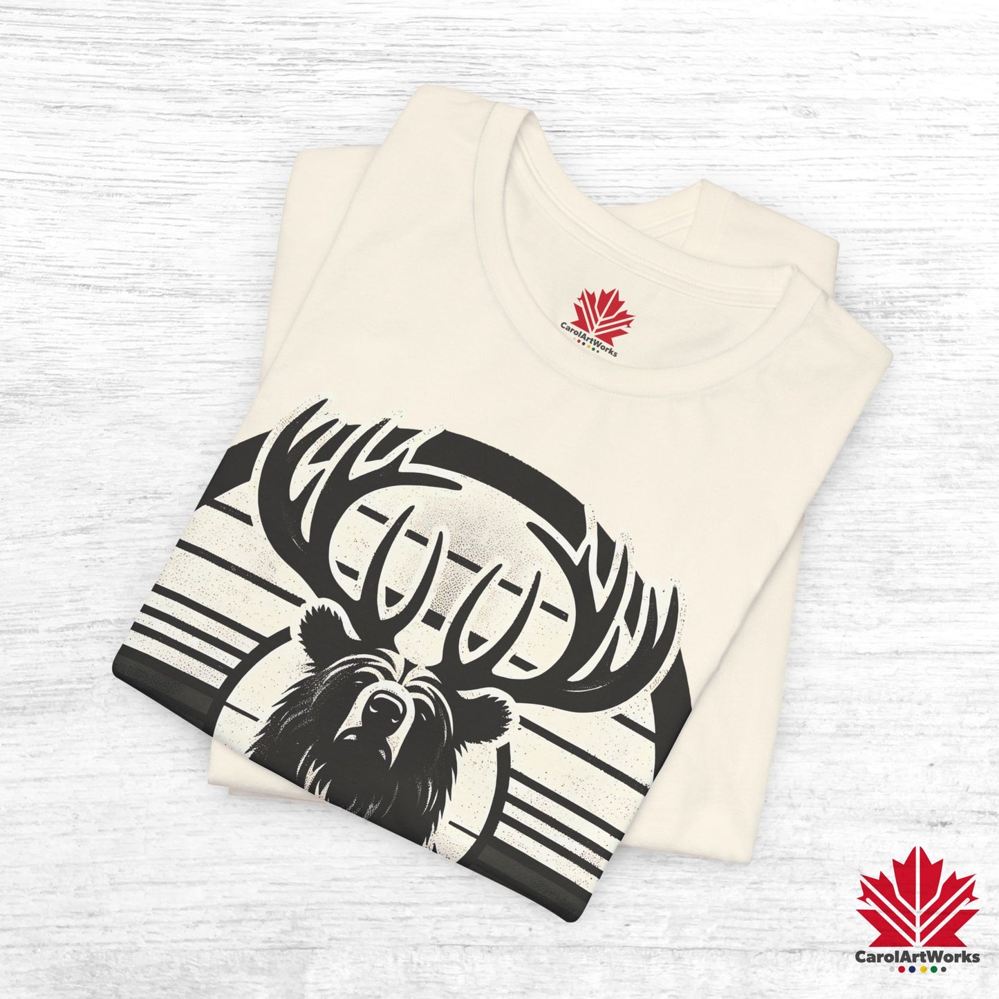 “Wild & Free” Unisex Short Sleeve Tee – Nature Inspired Graphic T-Shirt