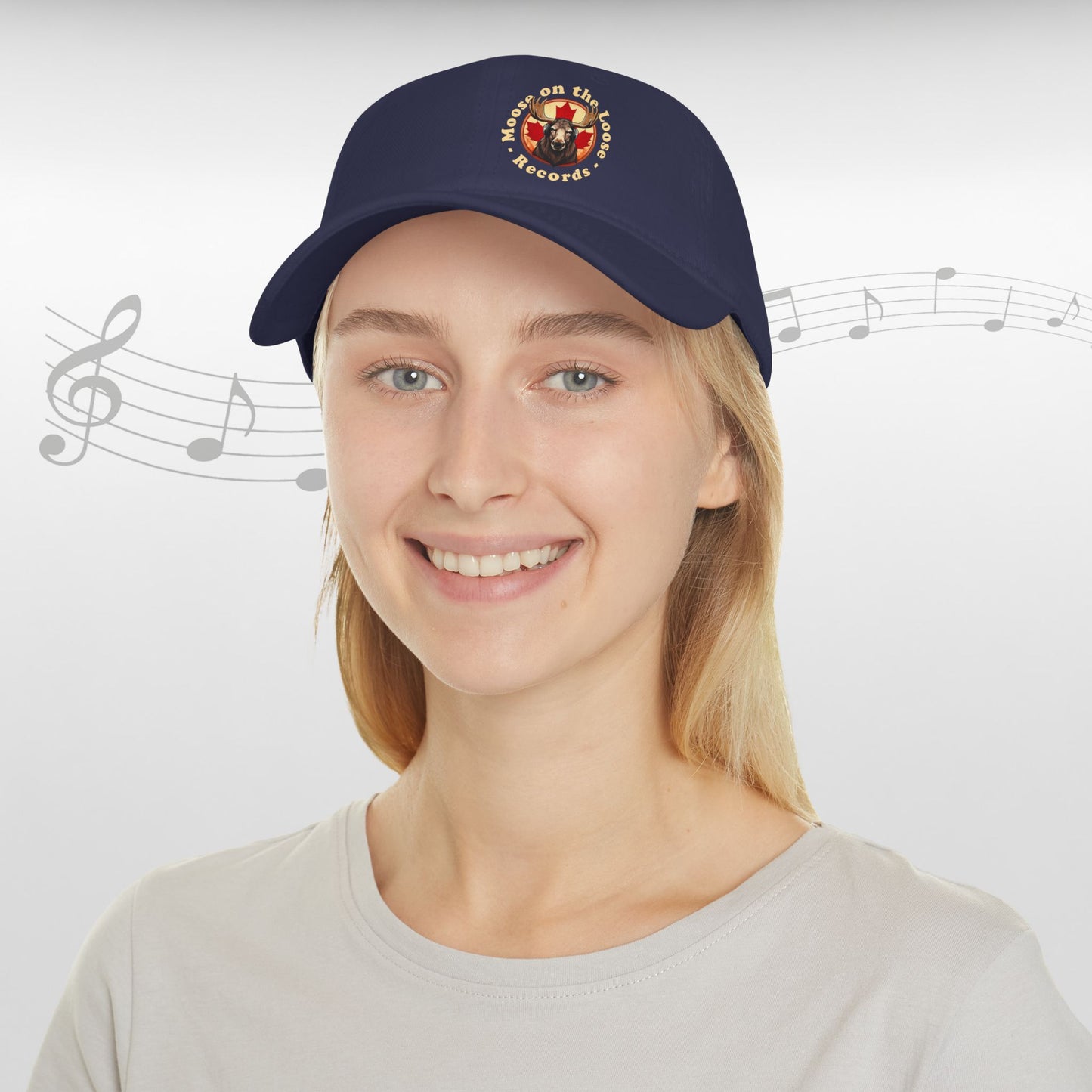 "Moose on the Loose Records" Baseball Cap - Perfect Gift for Music Lovers