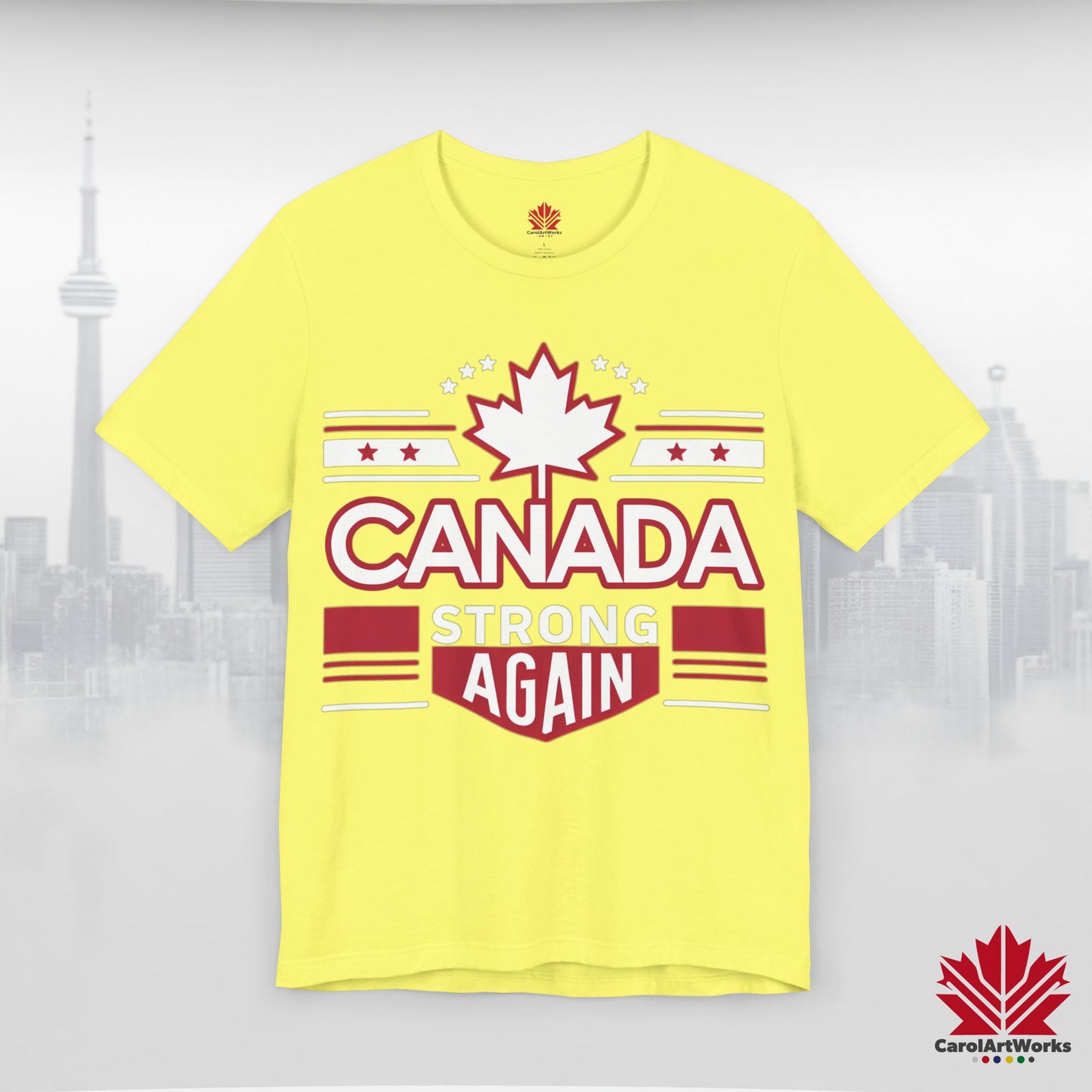 “Canada Strong Again” Unisex Short Sleeve Tee – Comfortable Casual Wear