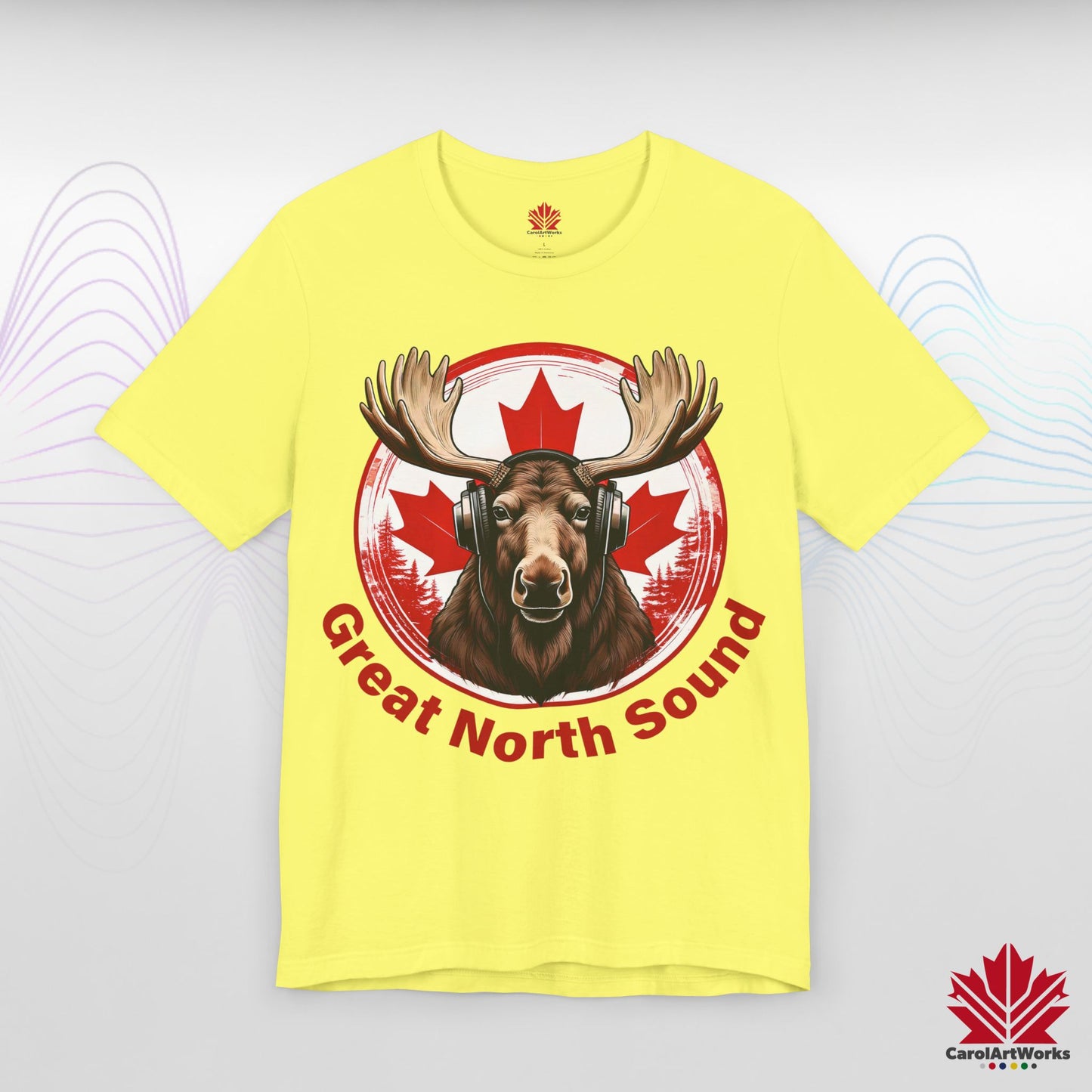"Great North Sound" True North Sound Unisex Short Sleeve Tee - Maple Beats and Style