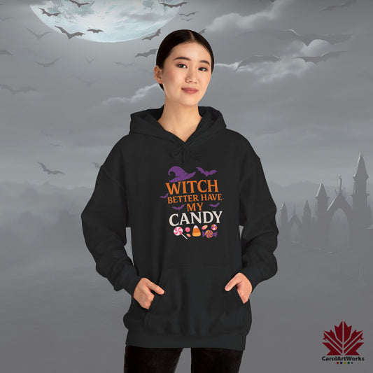 Witch Better Have My Candy – Halloween Hoodie | Funny & Cute Witch Costume Idea